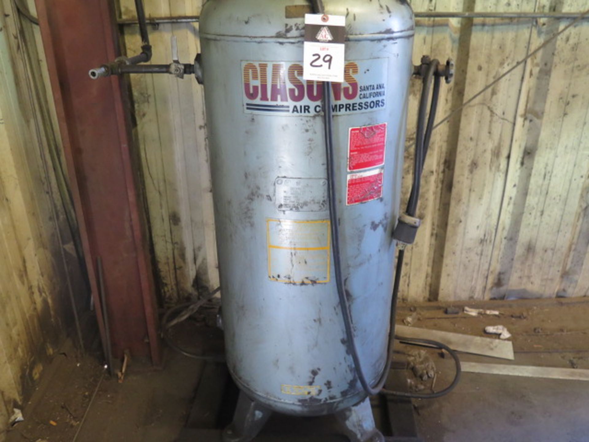 Ciasons 5Hp Vertical Air Compressor w/ 3-Stage Pump, 60 Gallon Tank (SOLD AS-IS - NO WARRANTY) - Image 3 of 5