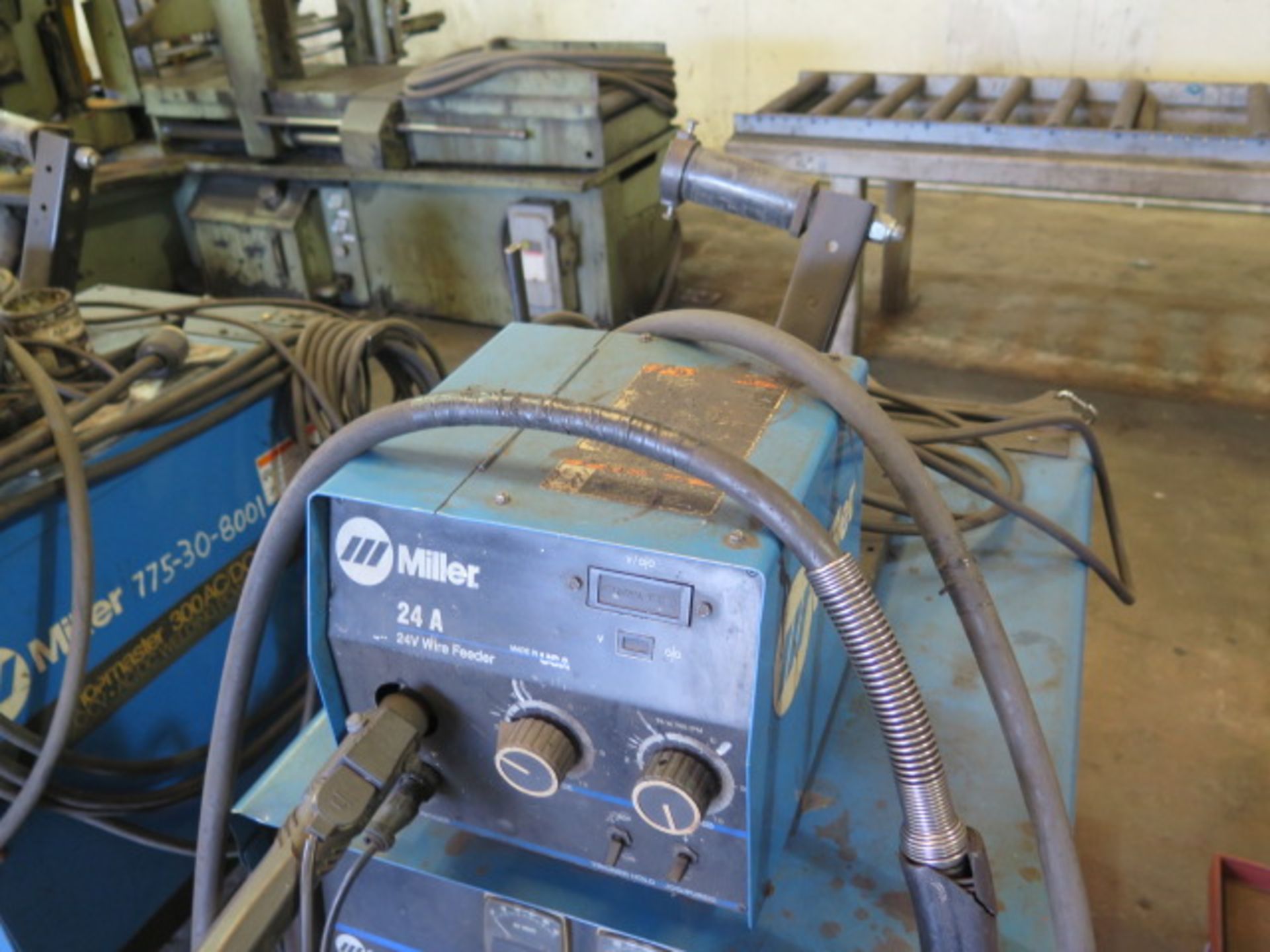 Miller Delta-Fab CV-DC Arc Welding Power Source w/ Miller 24A Wire Feeder (SOLD AS-IS - NO - Image 5 of 10