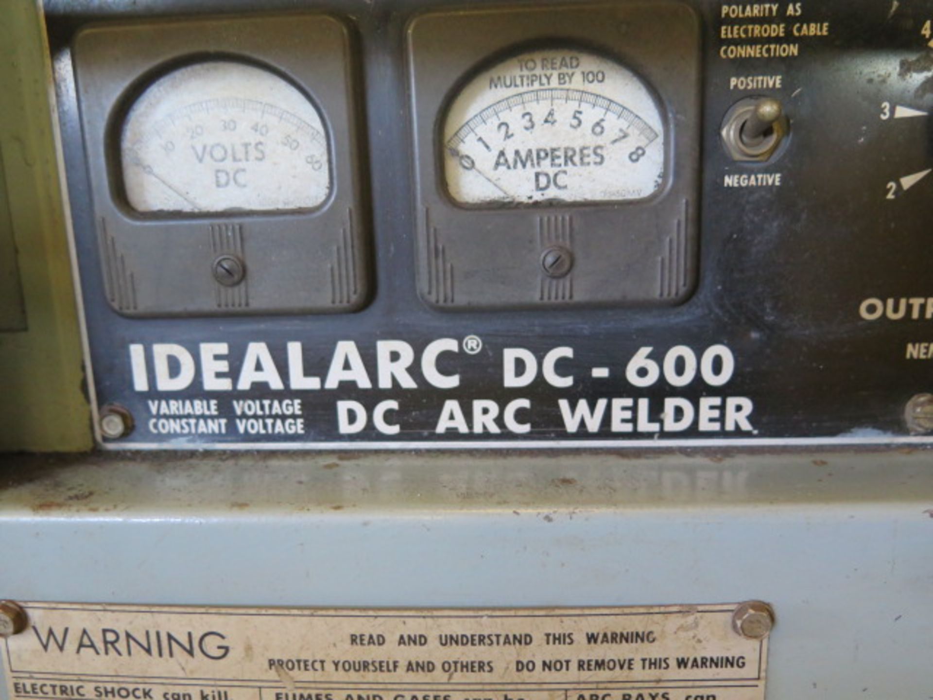 Lincoln Idealarc DC-600 VV-CV DC Arc Welding Power Source (SOLD AS-IS - NO WARRANTY) - Image 7 of 7