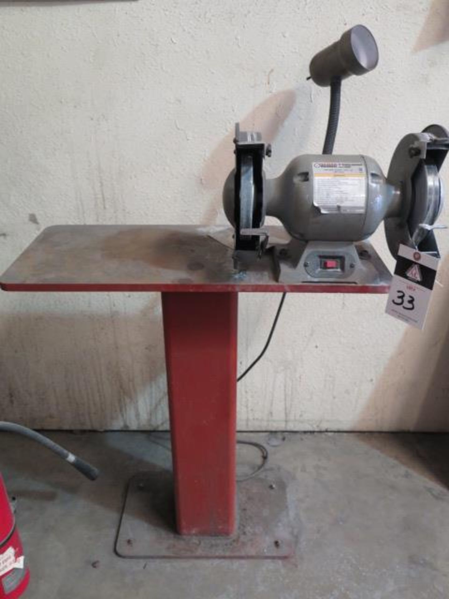 Central Machinery 8" Pedestal Grinder (SOLD AS-IS - NO WARRANTY) - Image 2 of 6