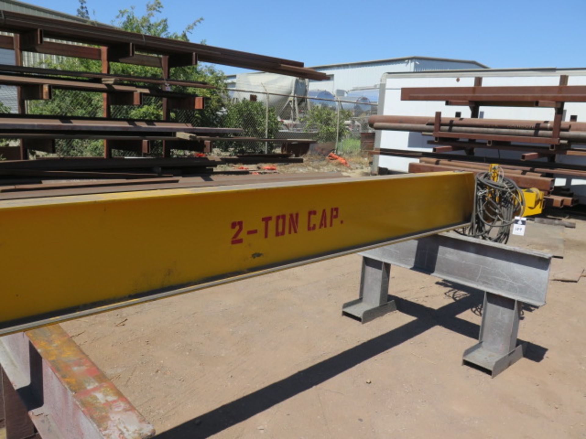2-Ton Cap 12' Rolling Gantry Cranes (2) w/ Electric Hoists (SOLD AS-IS - NO WARRANTY) - Image 6 of 21