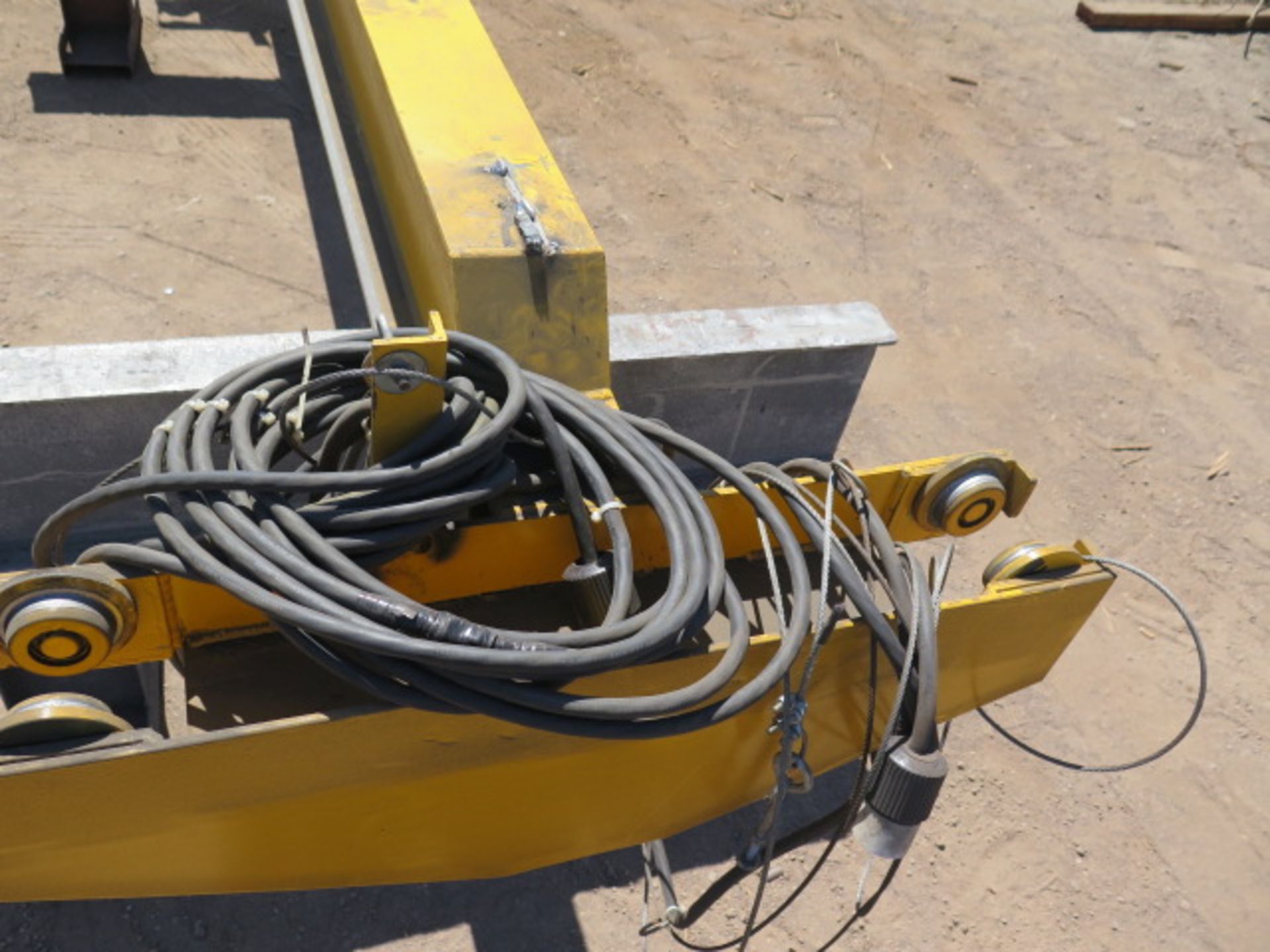2-Ton Cap 12' Rolling Gantry Cranes (2) w/ Electric Hoists (SOLD AS-IS - NO WARRANTY) - Image 9 of 21