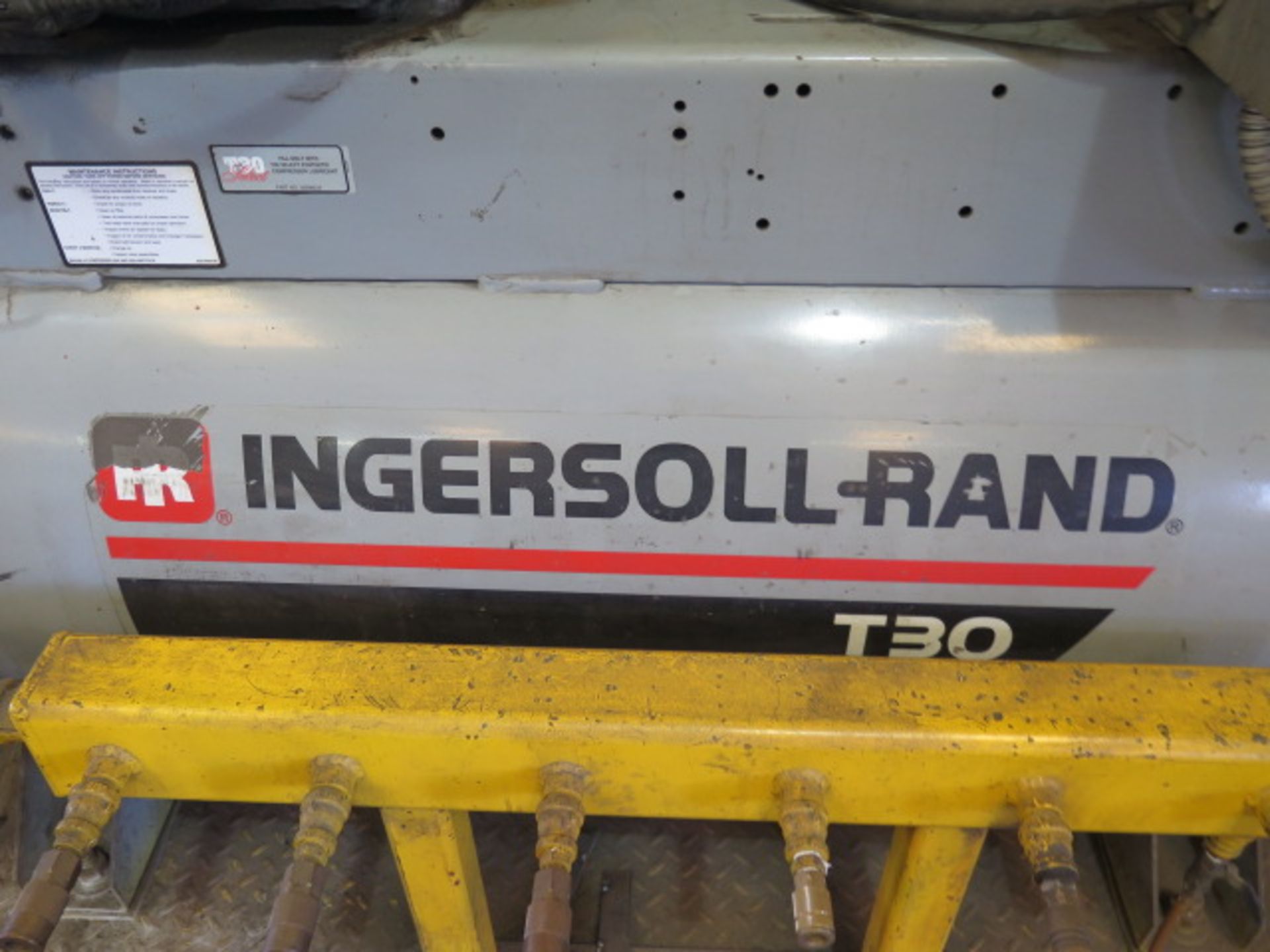 Ingersoll Rand 10/7,5Hp Horizontal Air Compressor w/ 2-Stage Pump, 120 Gallon Tank (SOLD AS-IS - - Image 6 of 8