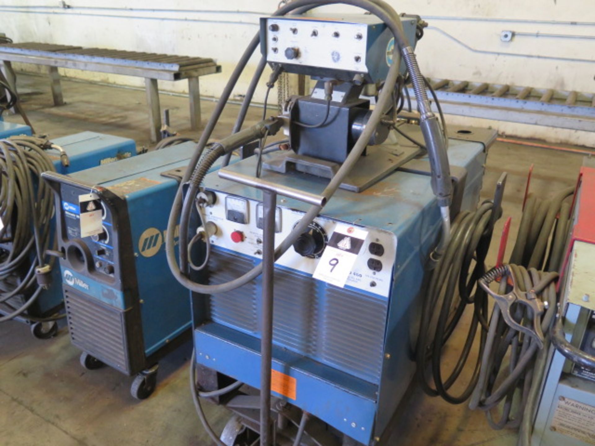 Miller Deltaweld 450 CP-DC Arc Welding Power Source w/ Wire Feeder (SOLD AS-IS - NO WARRANTY)