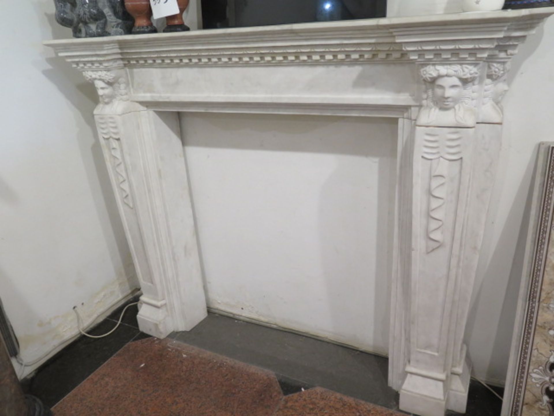 Marble Fireplace Mantle (SOLD AS-IS - NO WARRANTY) - Image 2 of 8