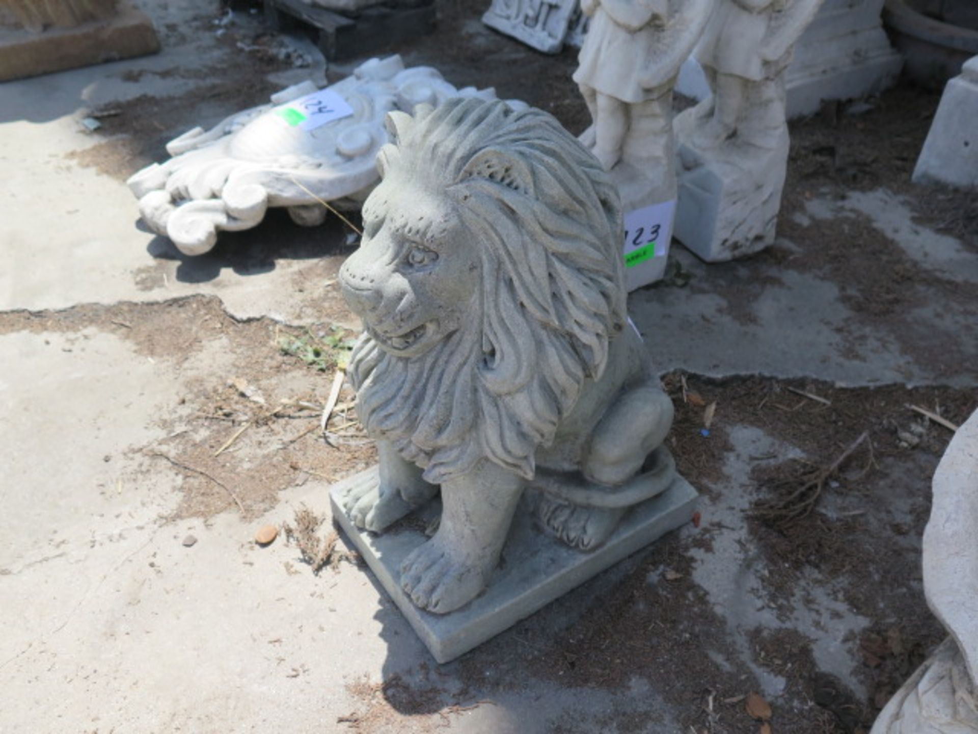 Marble Lion Statue (SOLD AS-IS - NO WARRANTY) - Image 2 of 4