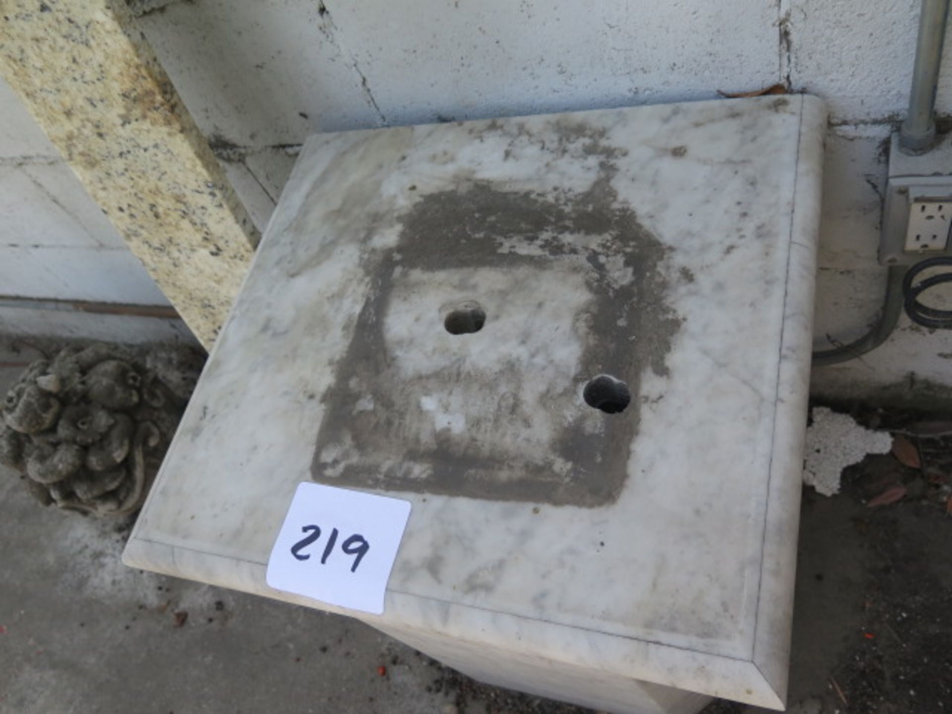 Marble Pedestal Base (SOLD AS-IS - NO WARRANTY) - Image 3 of 4
