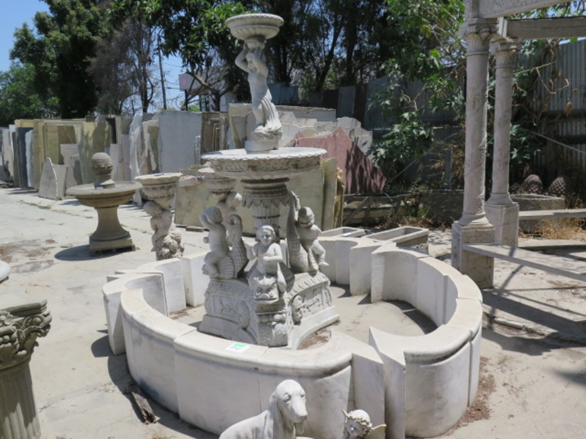 Marble Water Fountain (Large) (SOLD AS-IS - NO WARRANTY) - Image 2 of 13