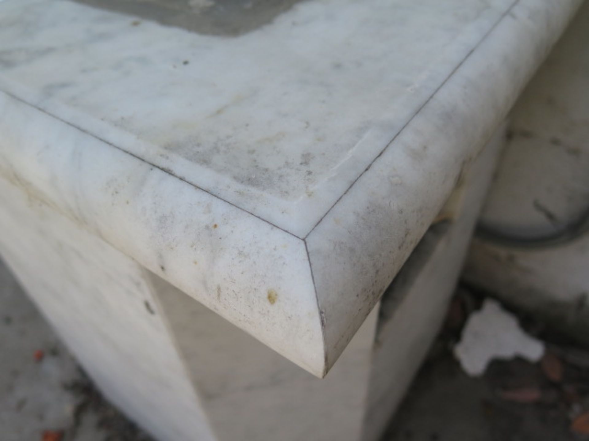 Marble Pedestal Base (SOLD AS-IS - NO WARRANTY) - Image 4 of 4