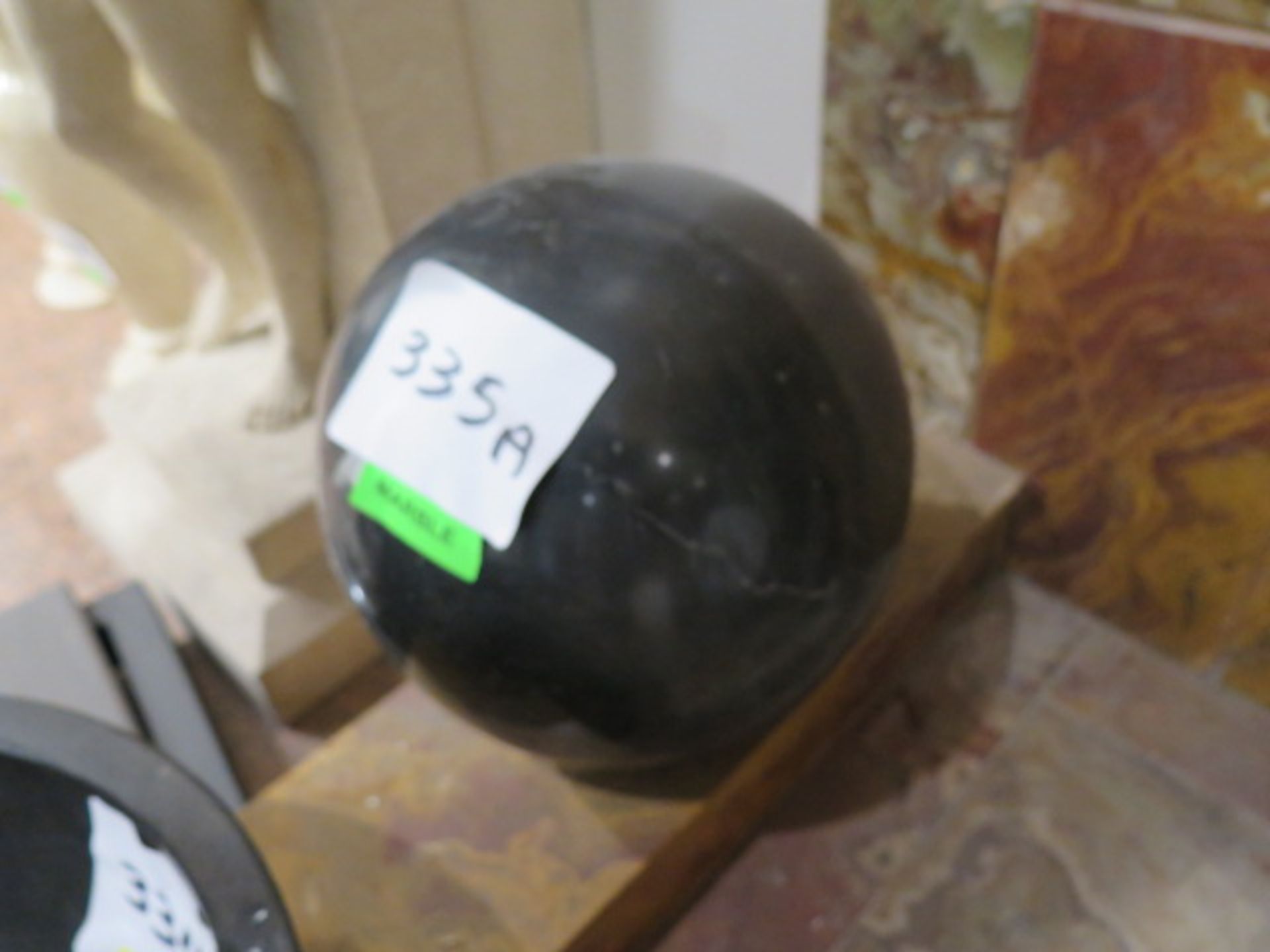 Marble Sphere and Bookends (SOLD AS-IS - NO WARRANTY) - Image 6 of 11