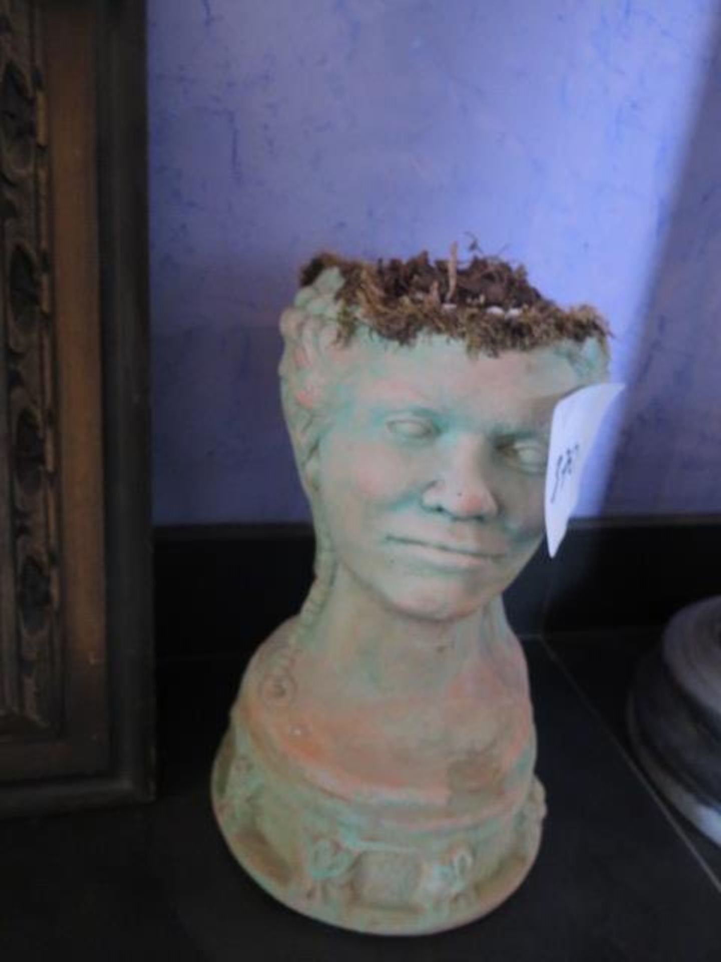 Head Bust Planter (SOLD AS-IS - NO WARRANTY) - Image 2 of 4