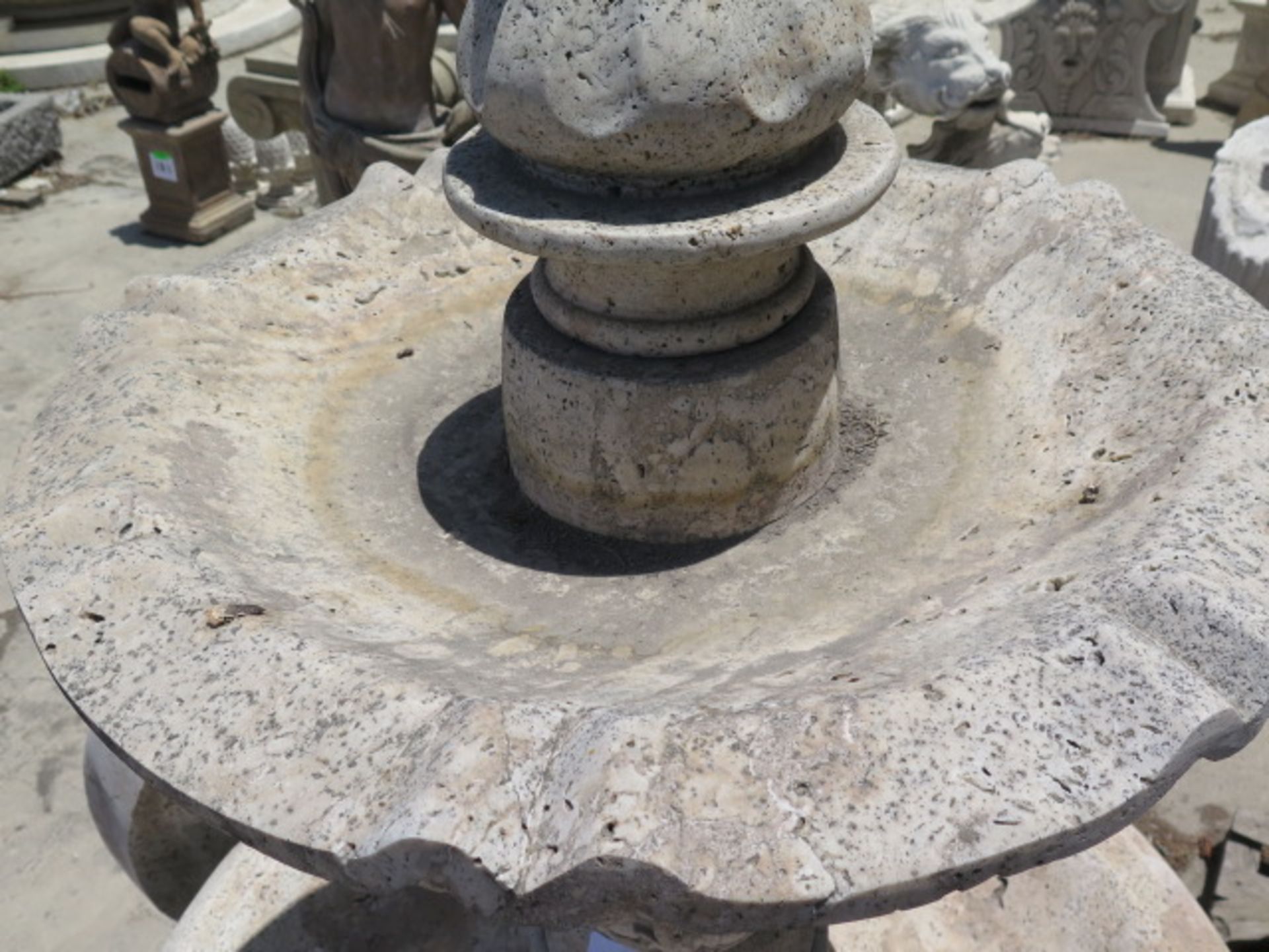 Travertine Fountain (SOLD AS-IS - NO WARRANTY) - Image 4 of 9