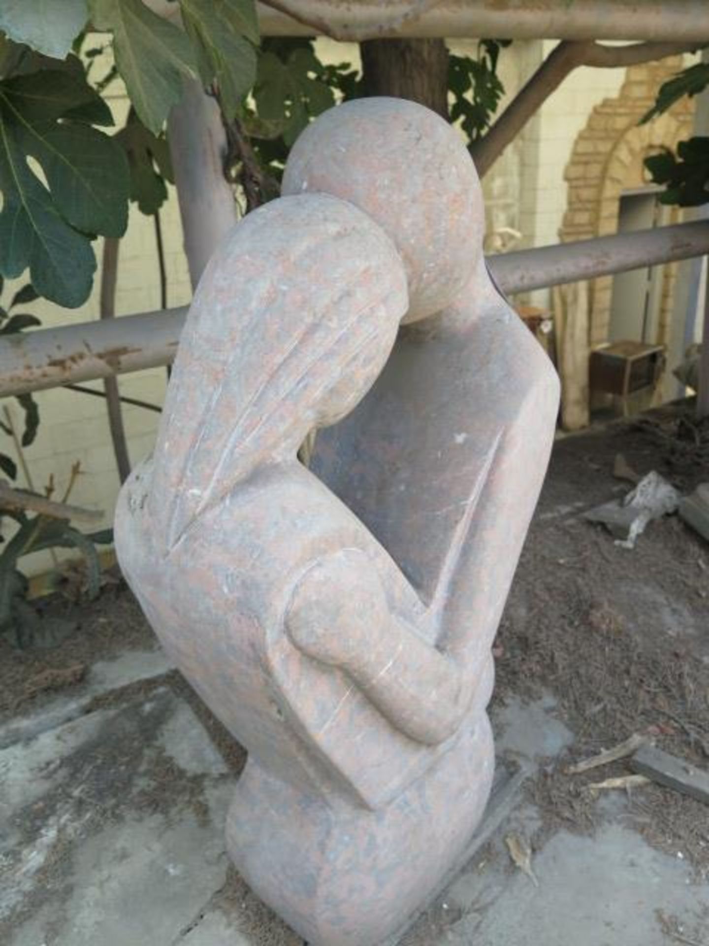 Marble ""Lovers"" Statue (SOLD AS-IS - NO WARRANTY) - Image 3 of 7