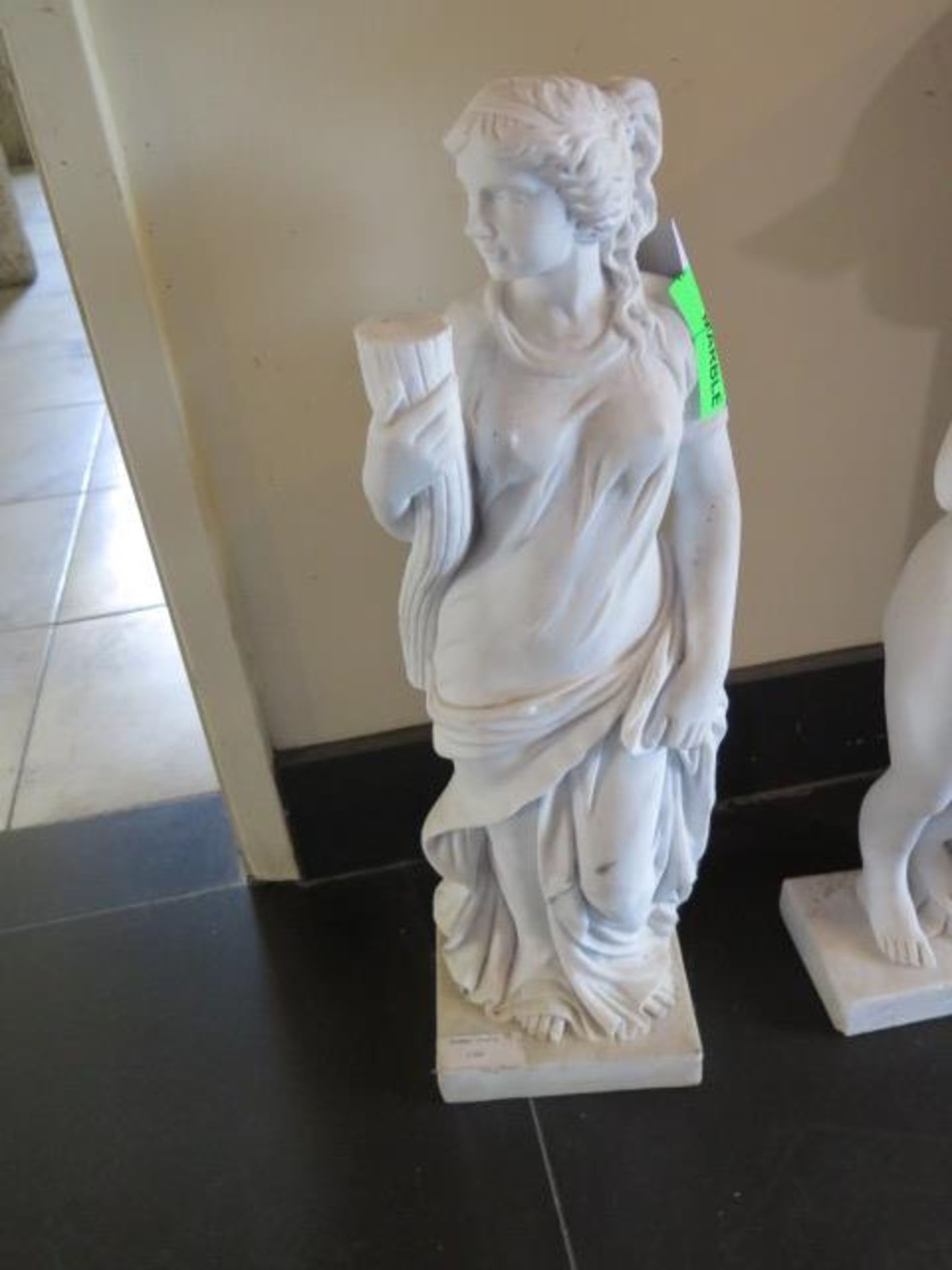 Marble Nude Greek Woman Statues (2) (SOLD AS-IS - NO WARRANTY) - Image 3 of 8