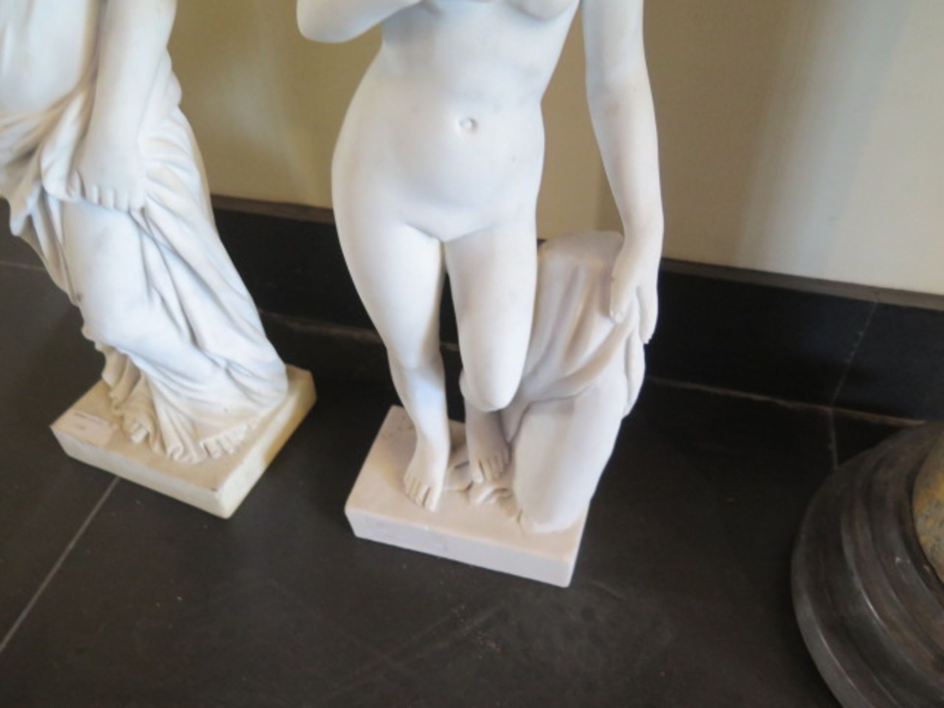 Marble Nude Greek Woman Statues (2) (SOLD AS-IS - NO WARRANTY) - Image 7 of 8