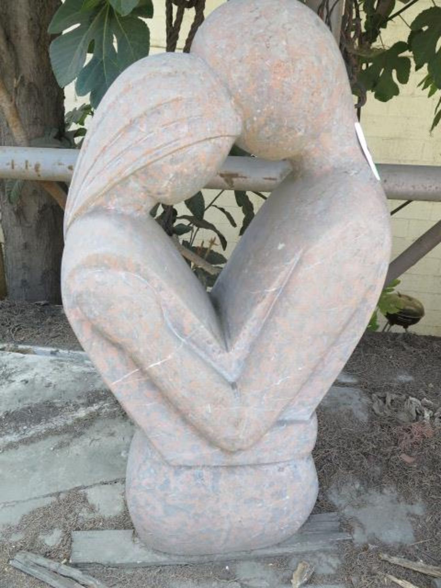 Marble ""Lovers"" Statue (SOLD AS-IS - NO WARRANTY) - Image 6 of 7