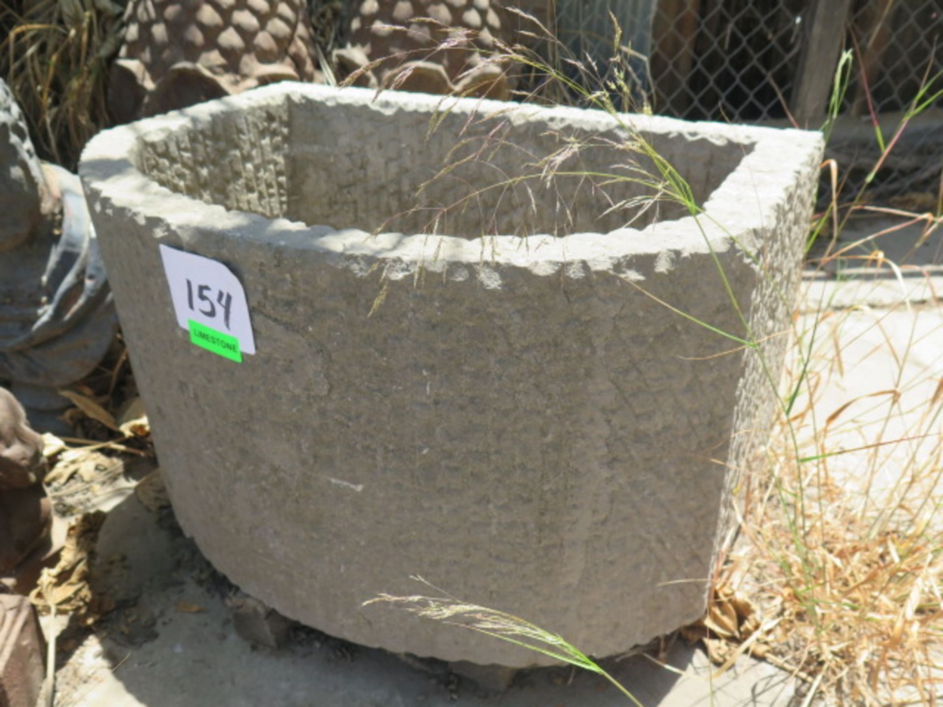 Limestone Planters (2) (SOLD AS-IS - NO WARRANTY) - Image 4 of 5