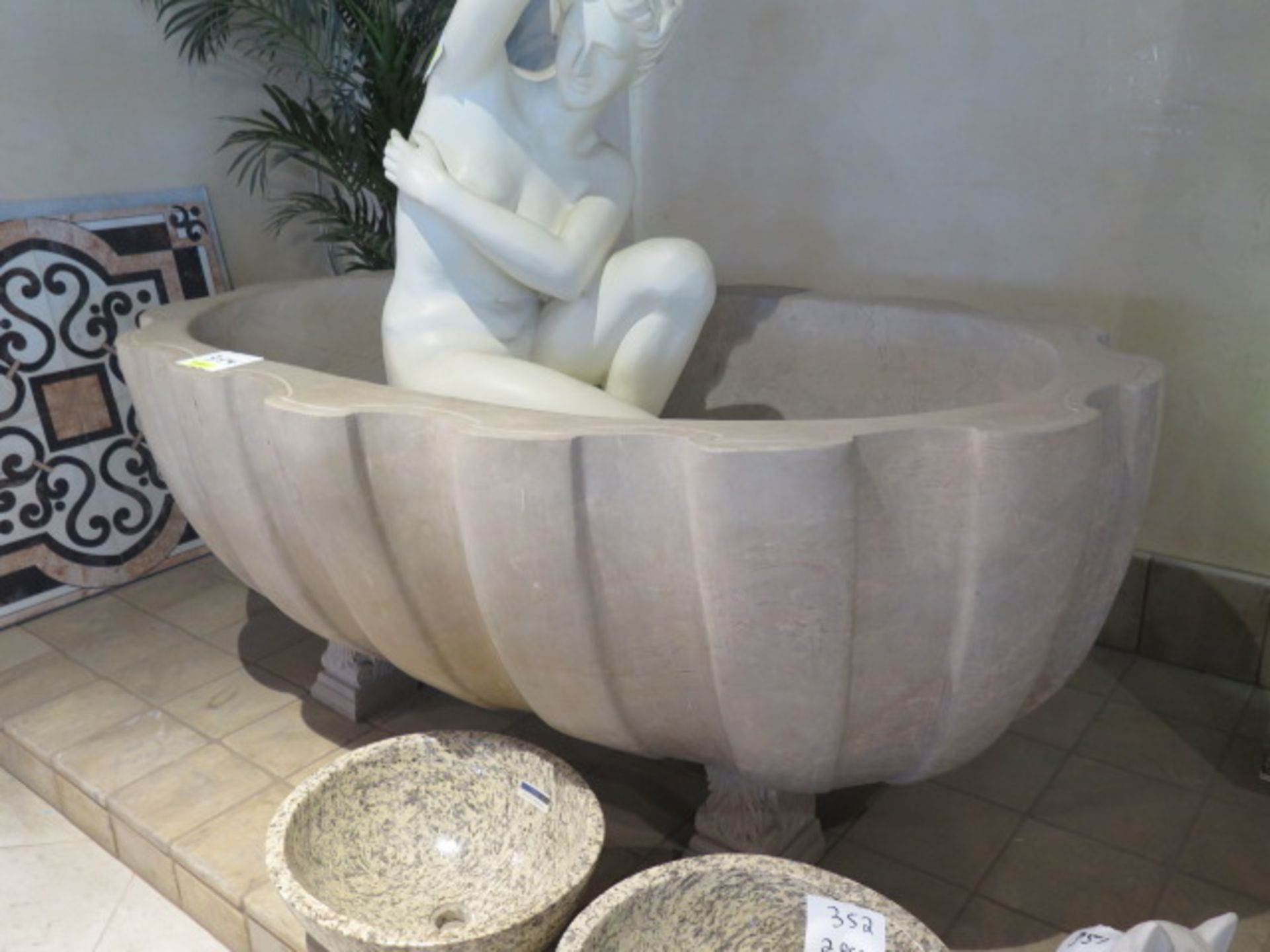 Marble Bath Tub (SOLD AS-IS - NO WARRANTY) - Image 2 of 8