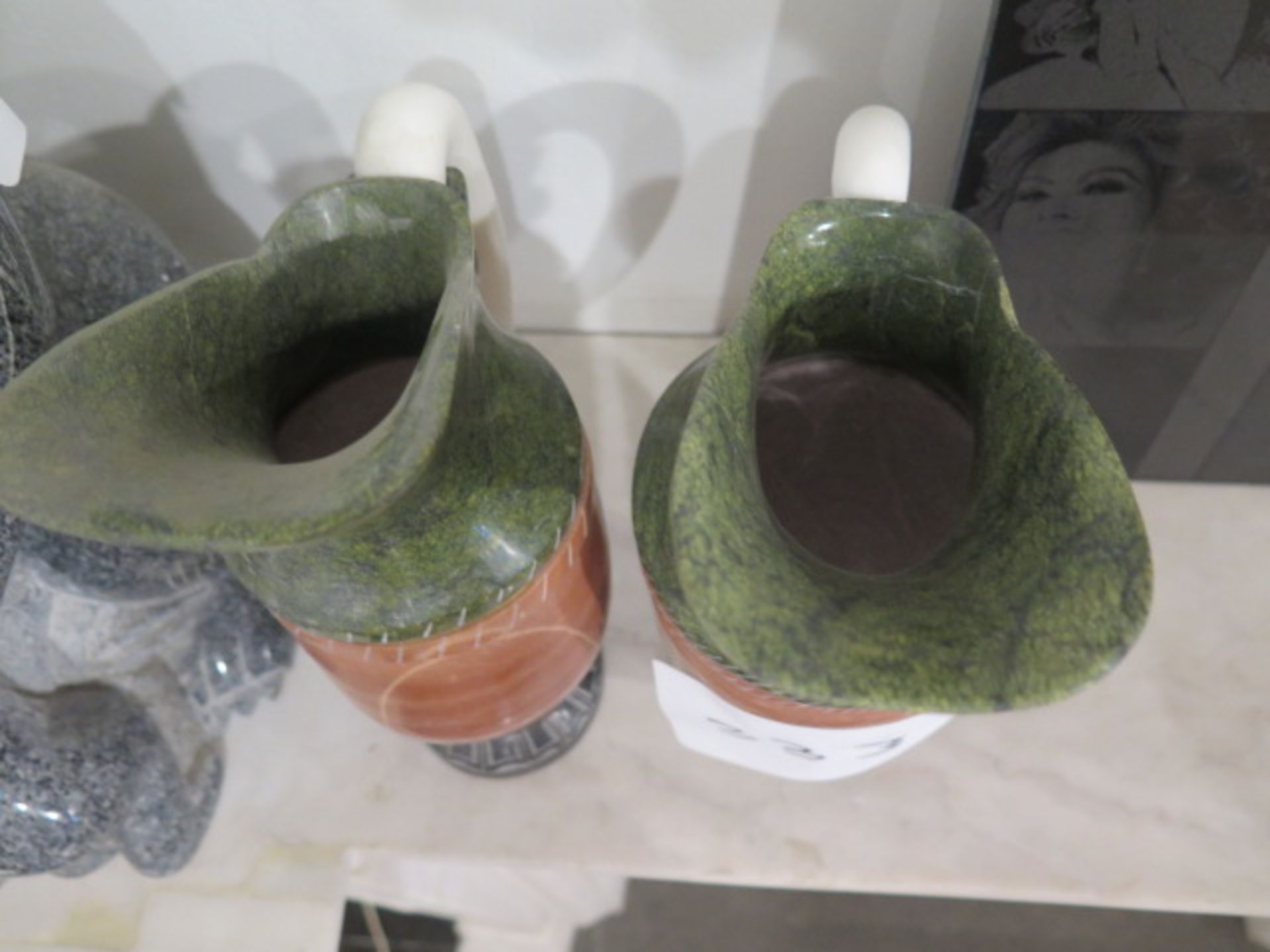 Marble Pitchers (2) (SOLD AS-IS - NO WARRANTY) - Image 3 of 5