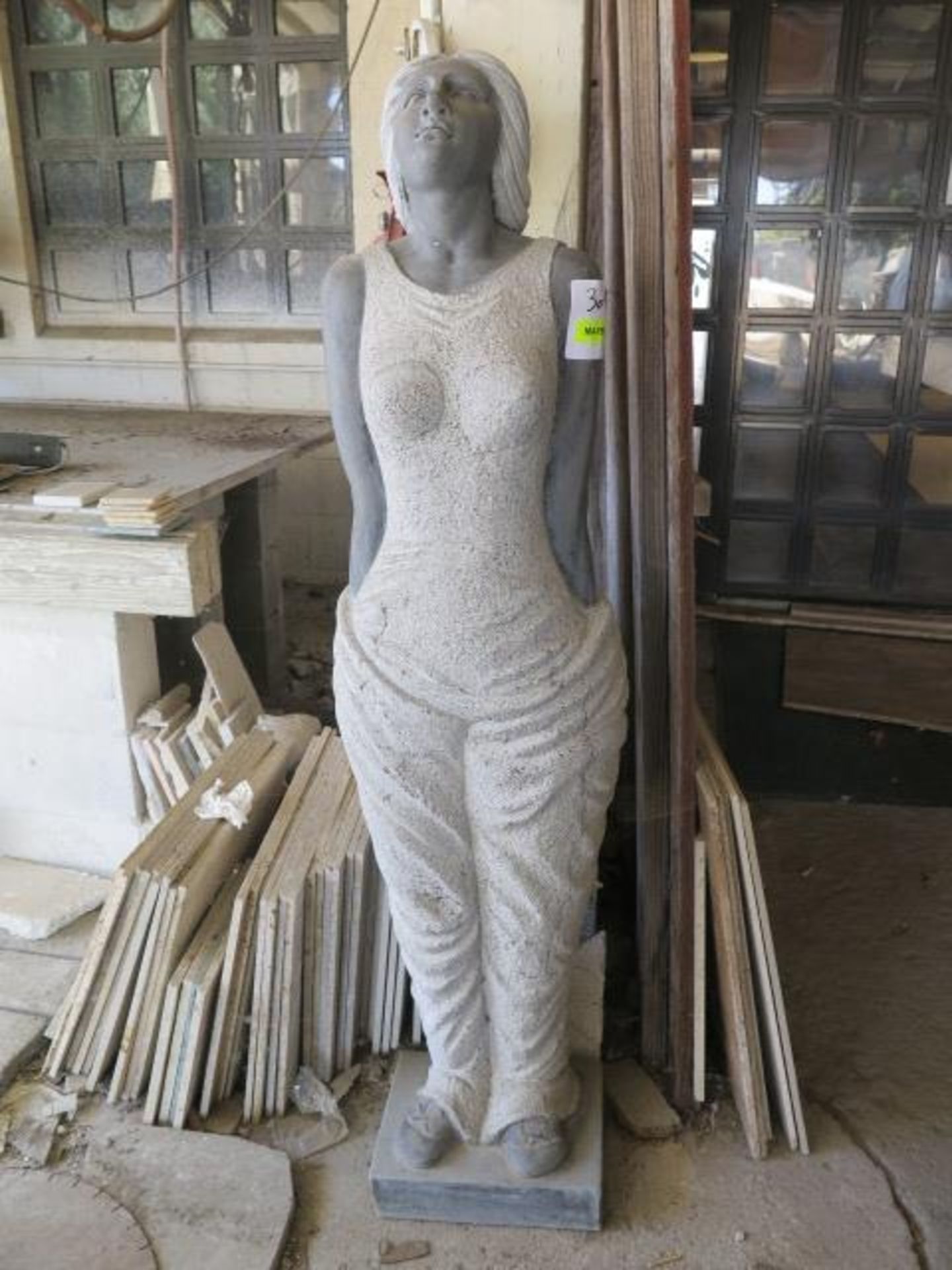 Marble Woman Statue (SOLD AS-IS - NO WARRANTY)
