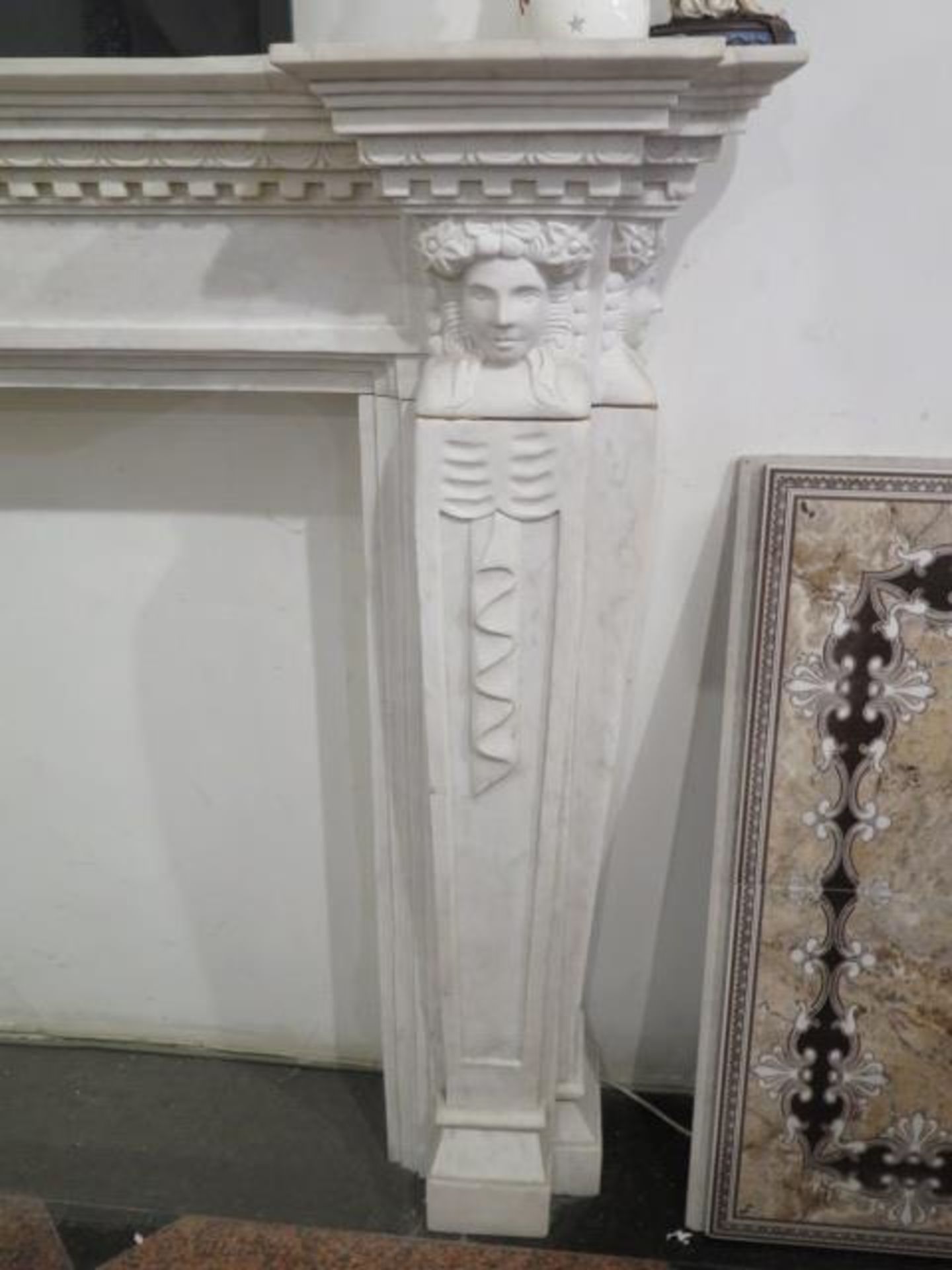 Marble Fireplace Mantle (SOLD AS-IS - NO WARRANTY) - Image 3 of 8