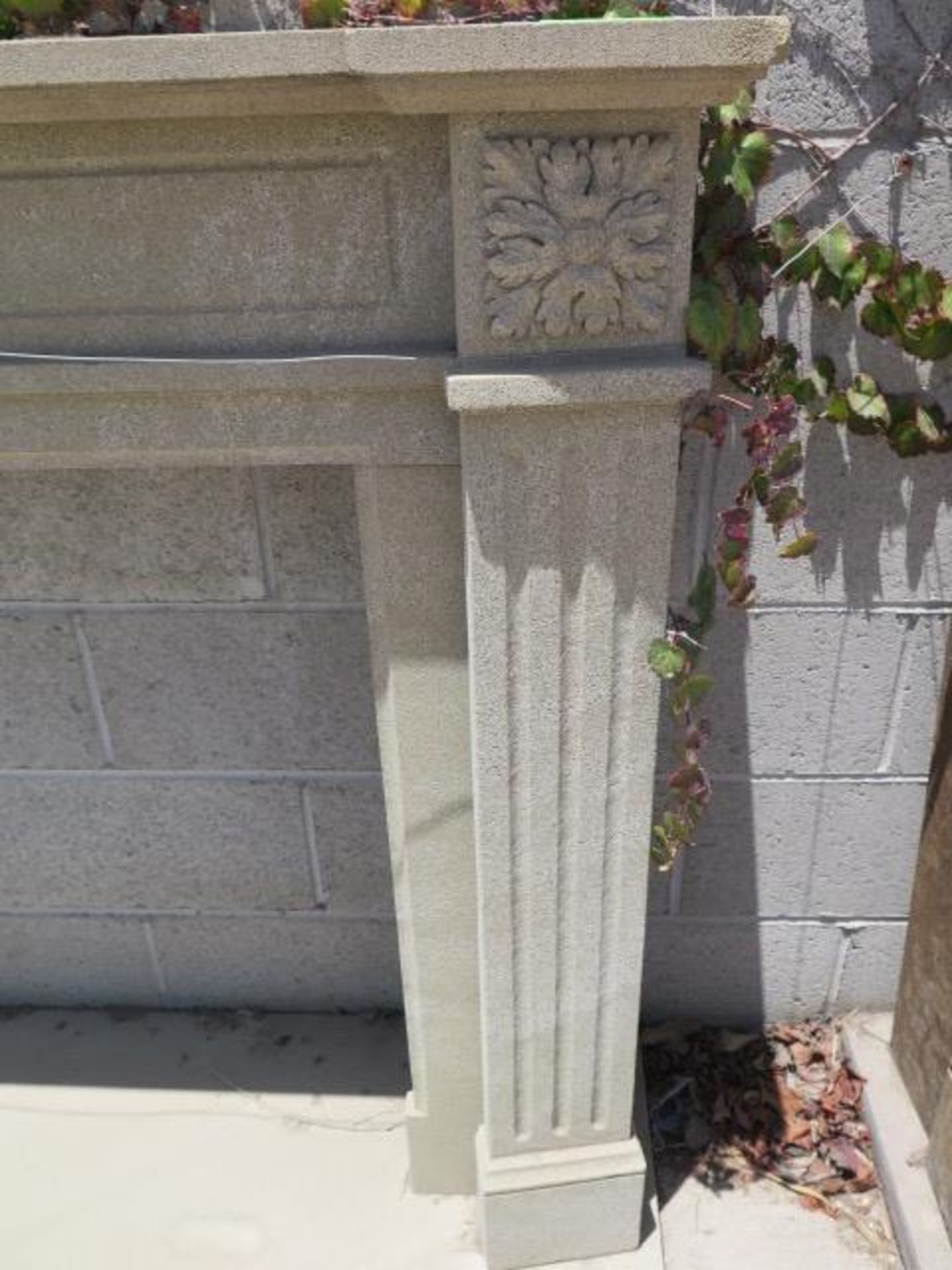 Limestone Fireplace Mantle (SOLD AS-IS - NO WARRANTY) - Image 11 of 13