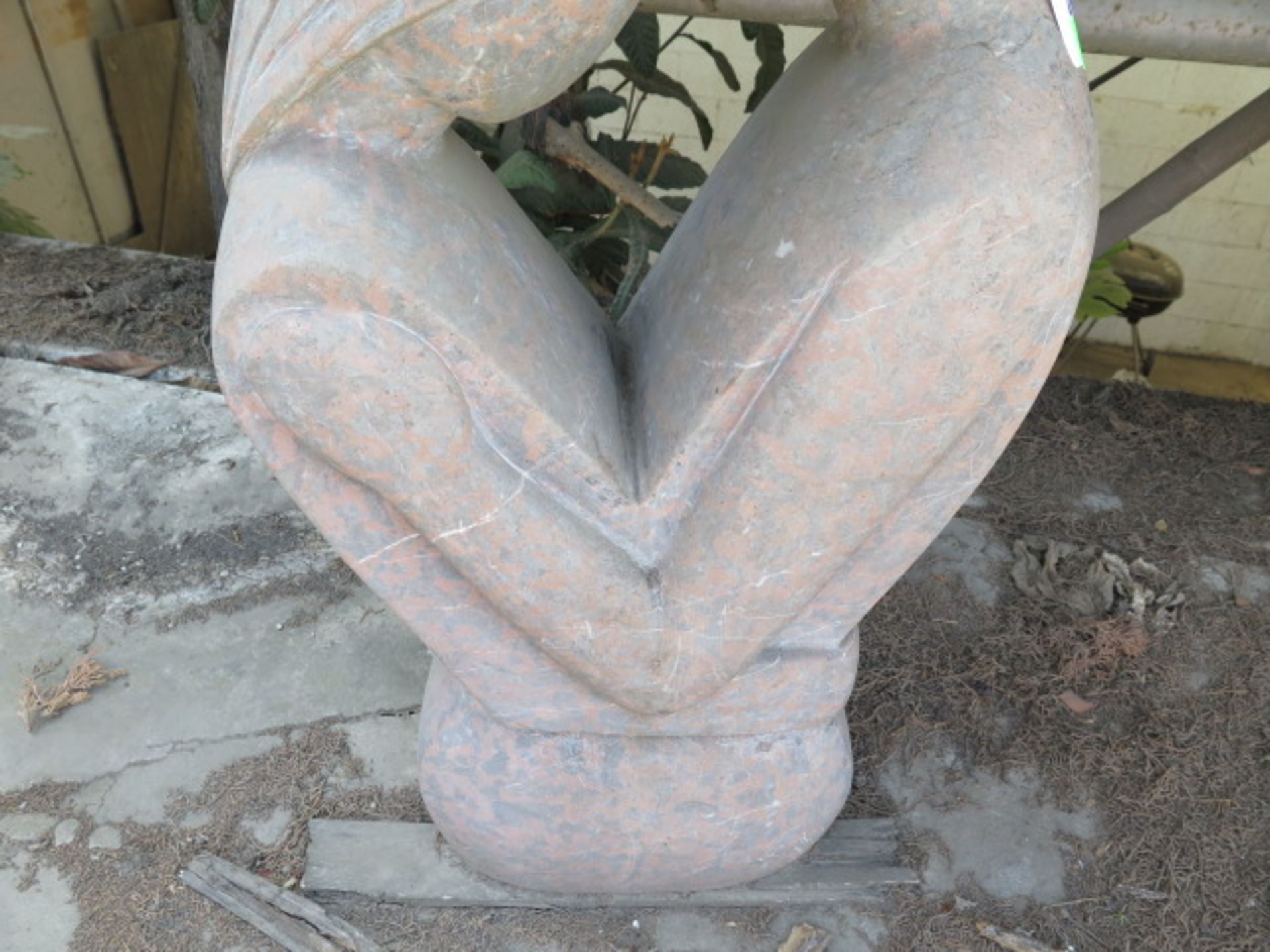 Marble ""Lovers"" Statue (SOLD AS-IS - NO WARRANTY) - Image 5 of 7