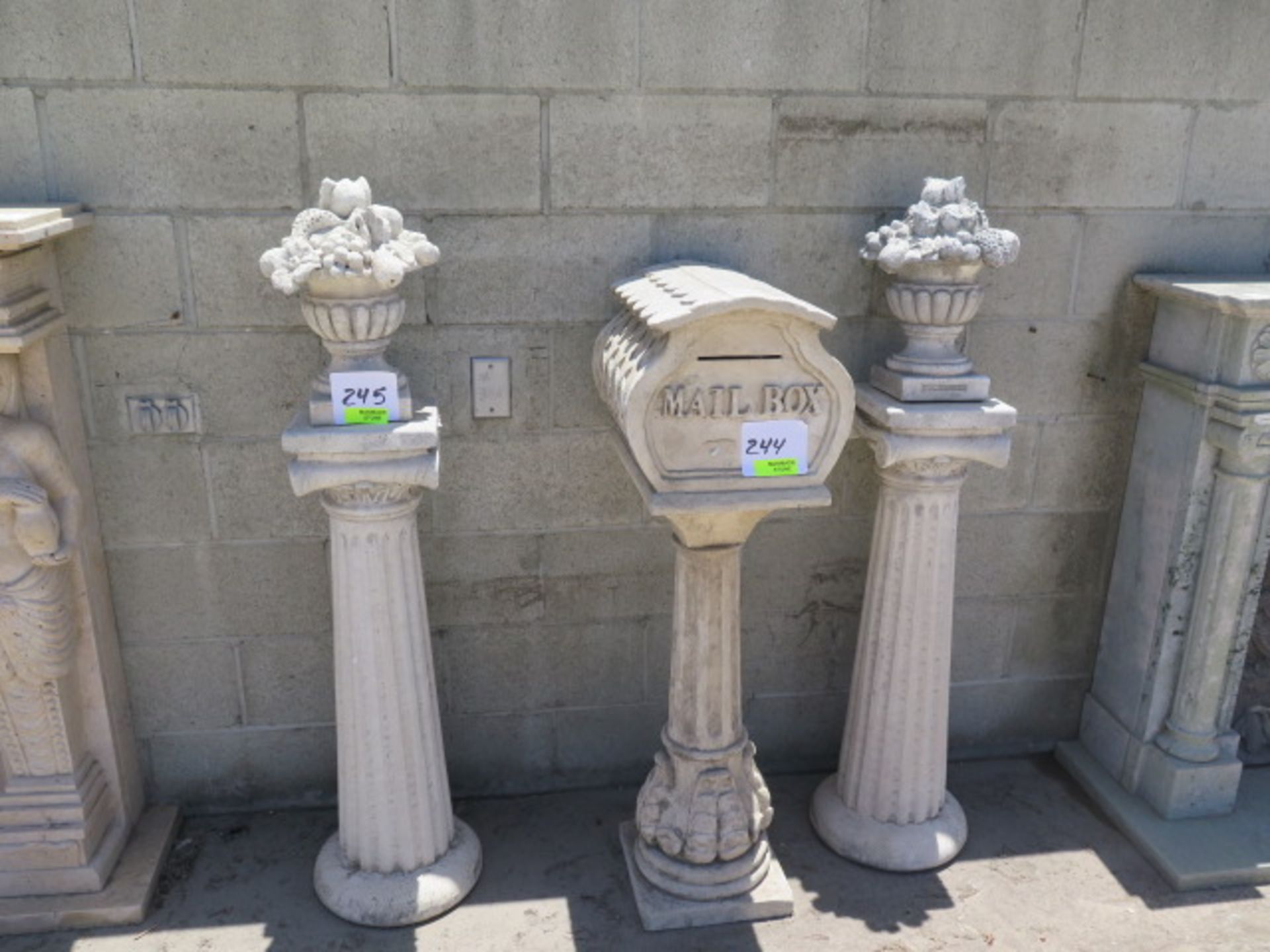 Pillars w/ Ornamental Tops (2) (SOLD AS-IS - NO WARRANTY) - Image 2 of 7