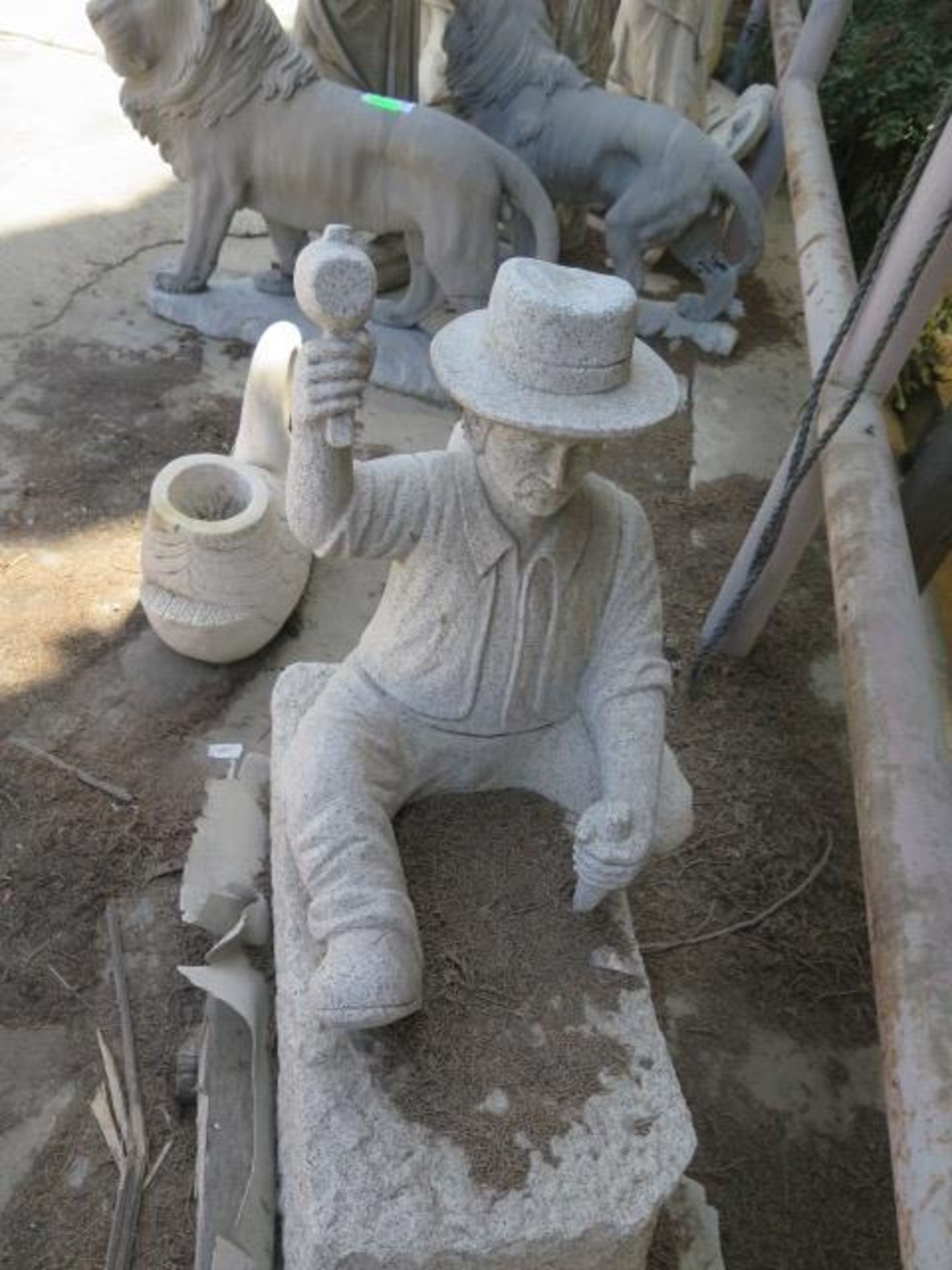 Granite ""Stone Mason"" Statue (SOLD AS-IS - NO WARRANTY) - Image 3 of 6