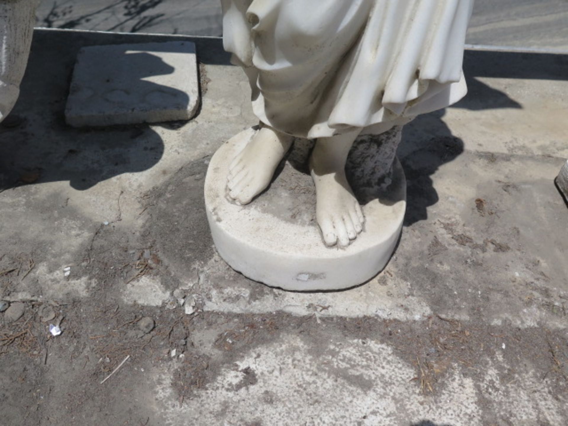 Marble ""Woman with Birds"" Statue (SOLD AS-IS - NO WARRANTY) - Image 5 of 6