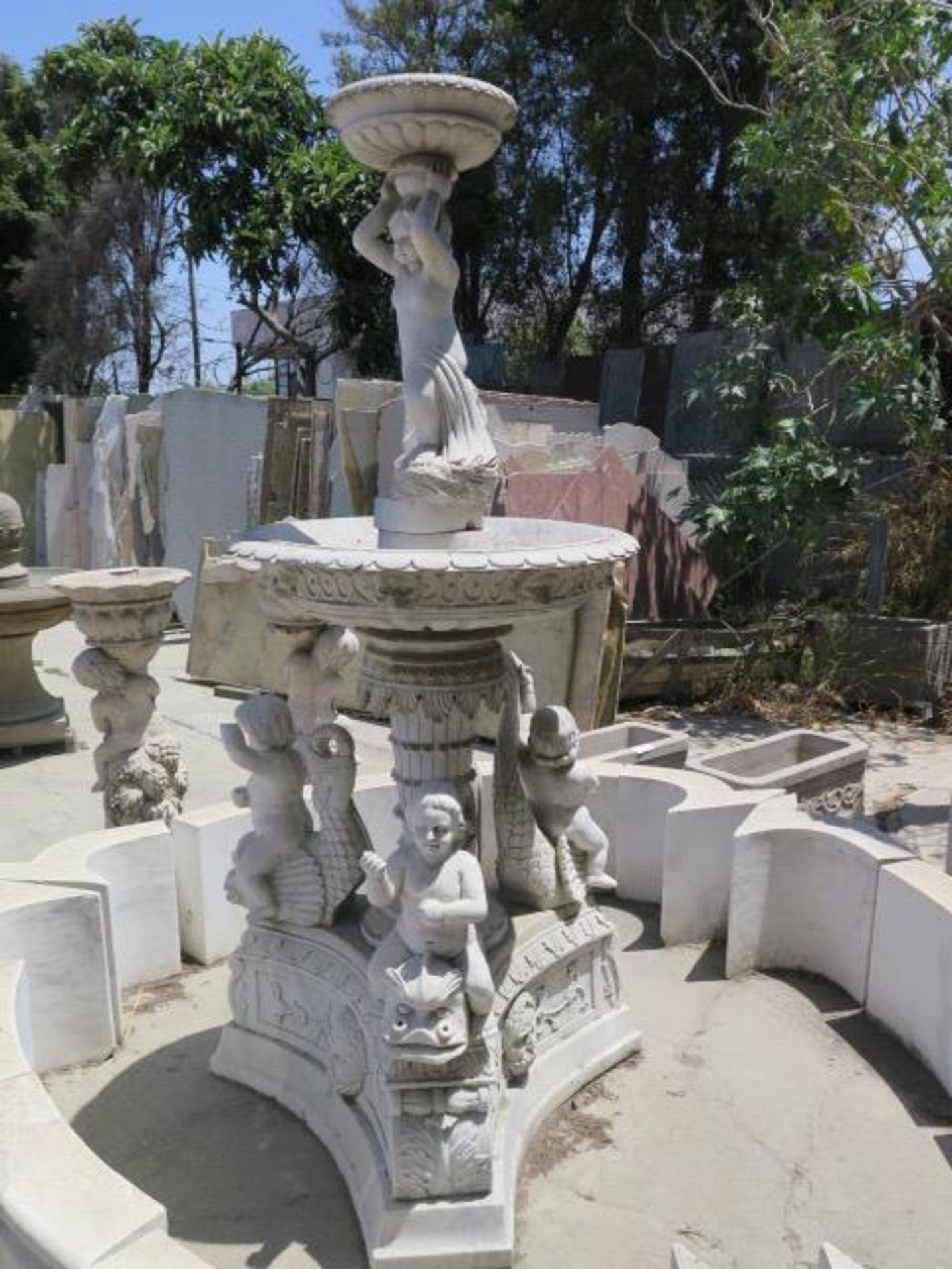 Marble Water Fountain (Large) (SOLD AS-IS - NO WARRANTY) - Image 3 of 13