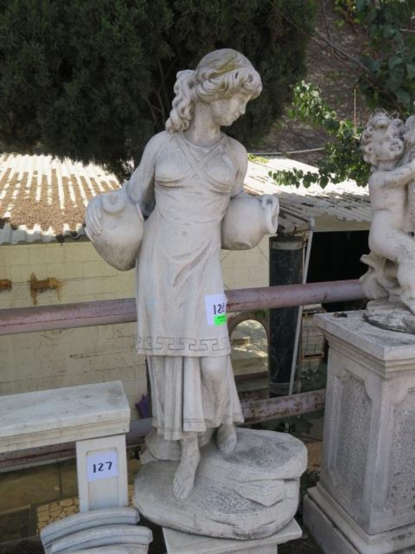 Greek ""Woman with Jars"" Statue (SOLD AS-IS - NO WARRANTY) - Image 2 of 5