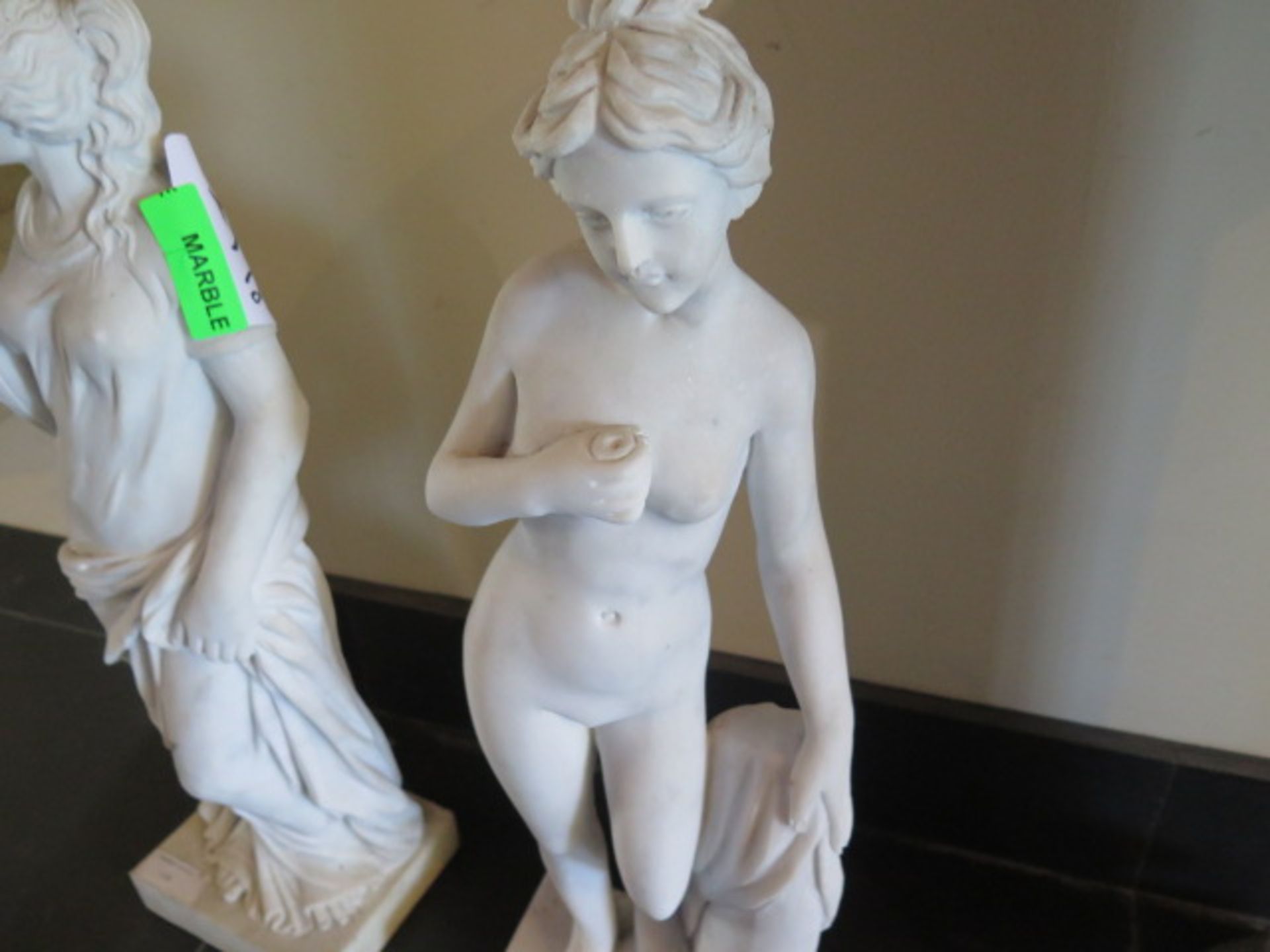 Marble Nude Greek Woman Statues (2) (SOLD AS-IS - NO WARRANTY) - Image 6 of 8