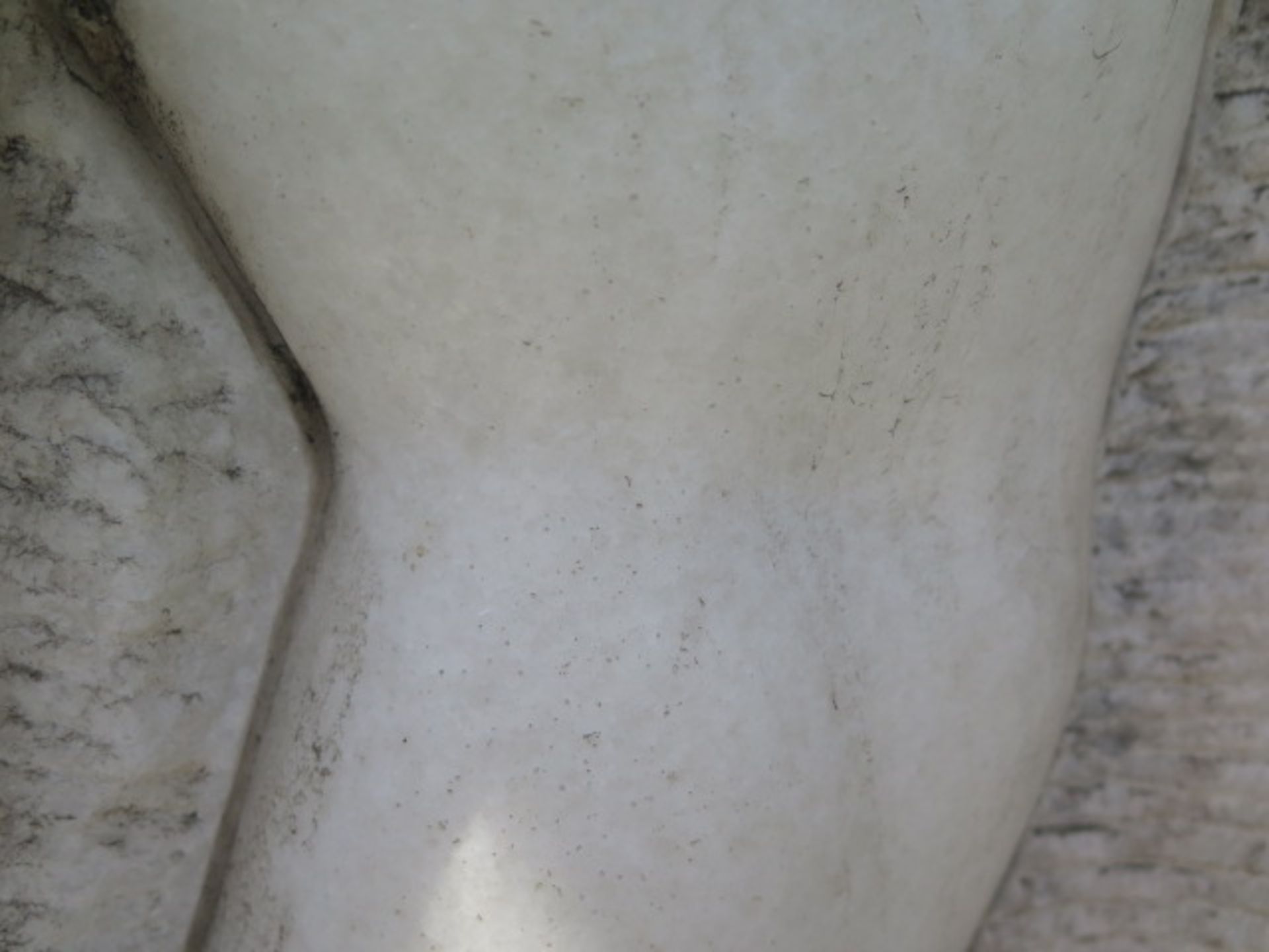 Marble Carved ""Nude Woman in Stone"" Sculpture (SOLD AS-IS - NO WARRANTY) - Image 6 of 8
