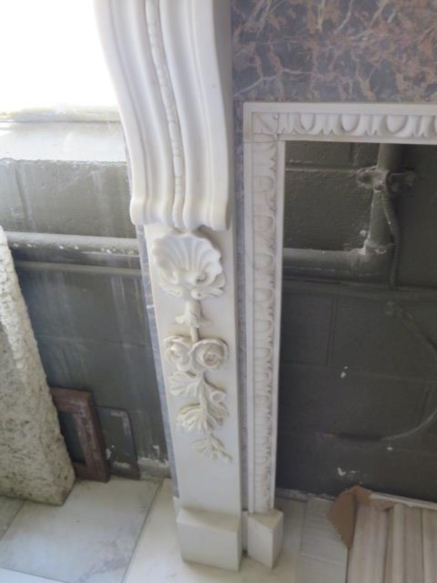 Marble Fireplace Mantle (SOLD AS-IS - NO WARRANTY) - Image 7 of 8