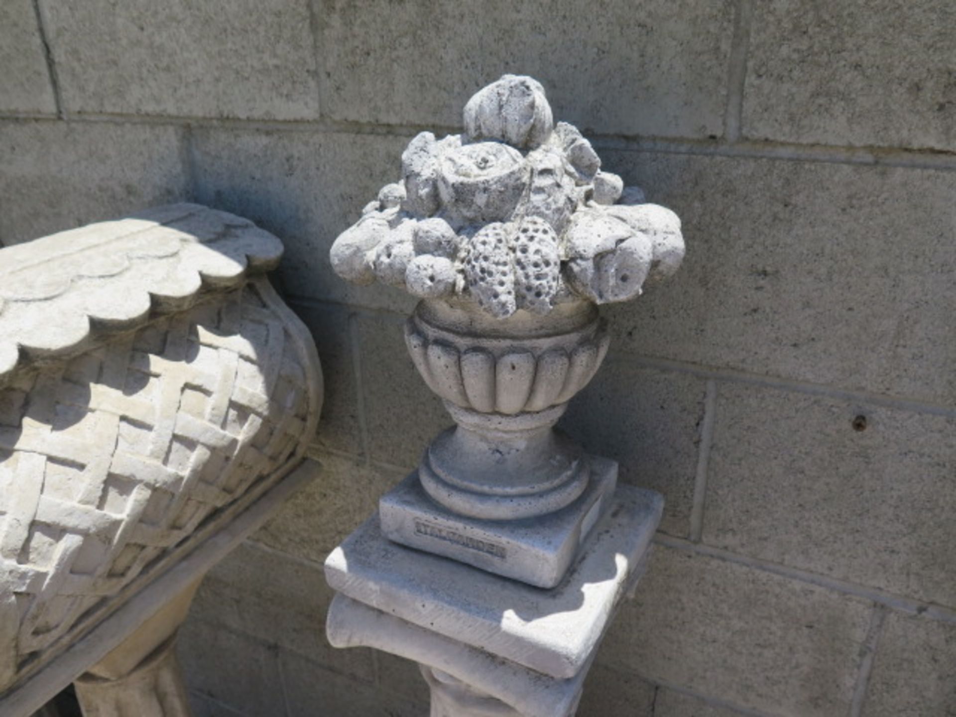 Pillars w/ Ornamental Tops (2) (SOLD AS-IS - NO WARRANTY) - Image 5 of 7