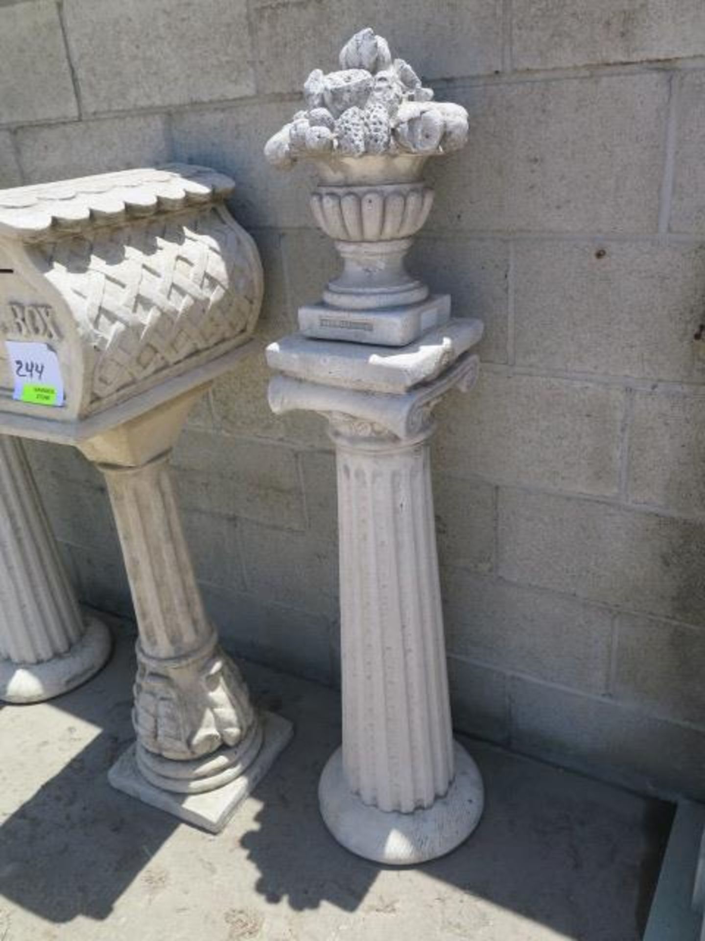 Pillars w/ Ornamental Tops (2) (SOLD AS-IS - NO WARRANTY) - Image 4 of 7