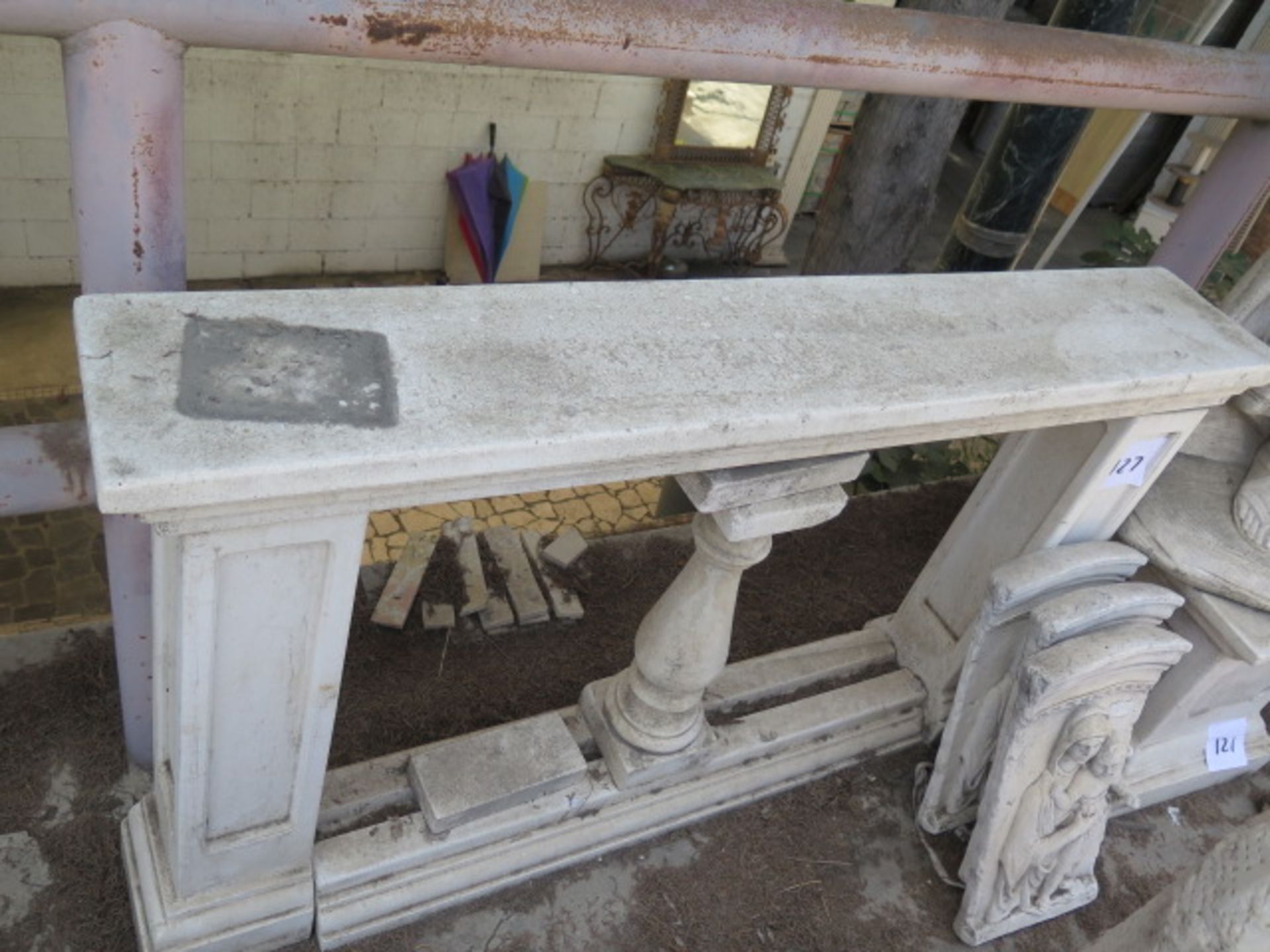 Marble Fireplace Mantle (SOLD AS-IS - NO WARRANTY) - Image 2 of 4