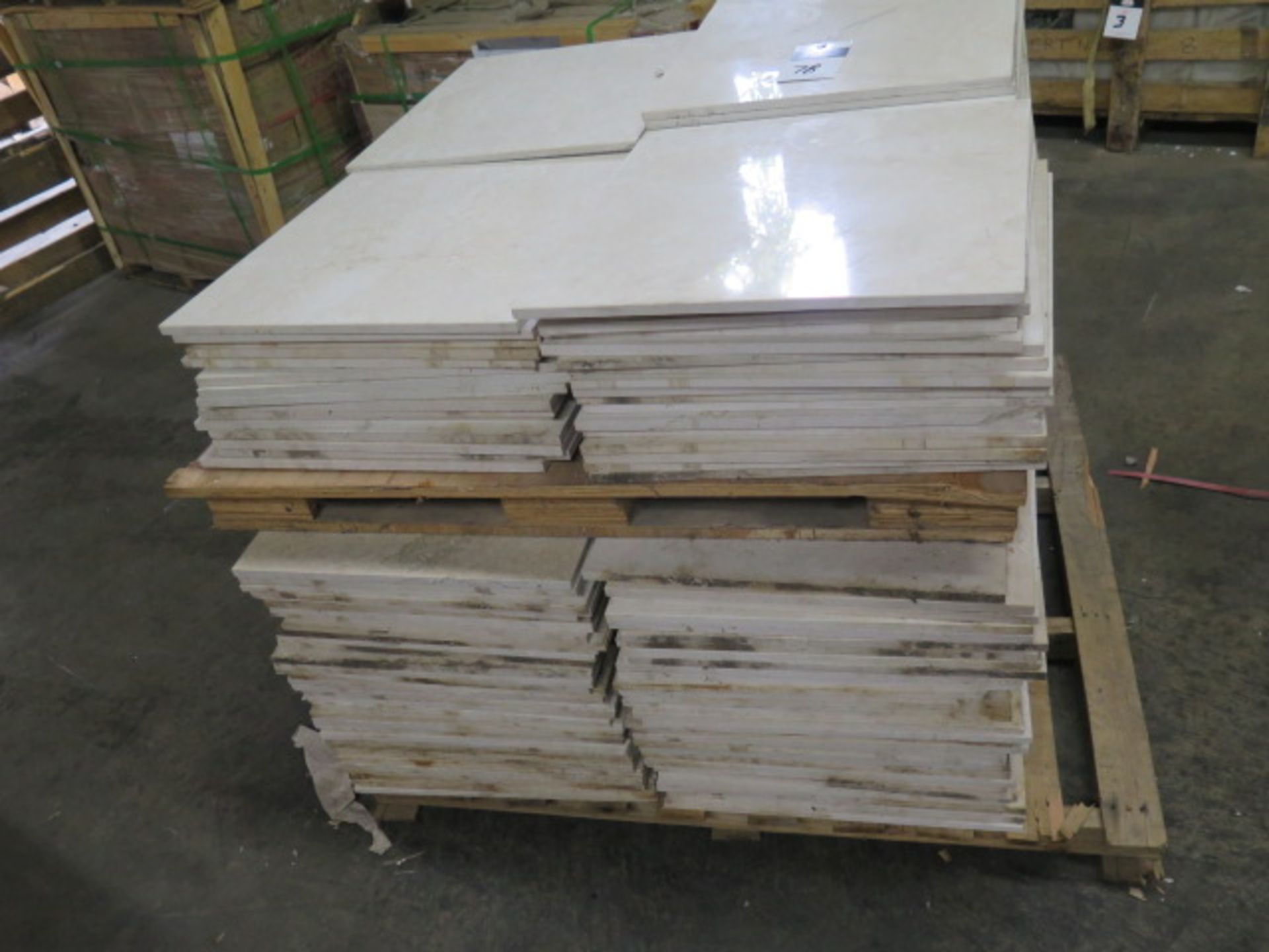 18" x 18" Marble Tiles (SOLD AS-IS - NO WARRANTY) - Image 2 of 5