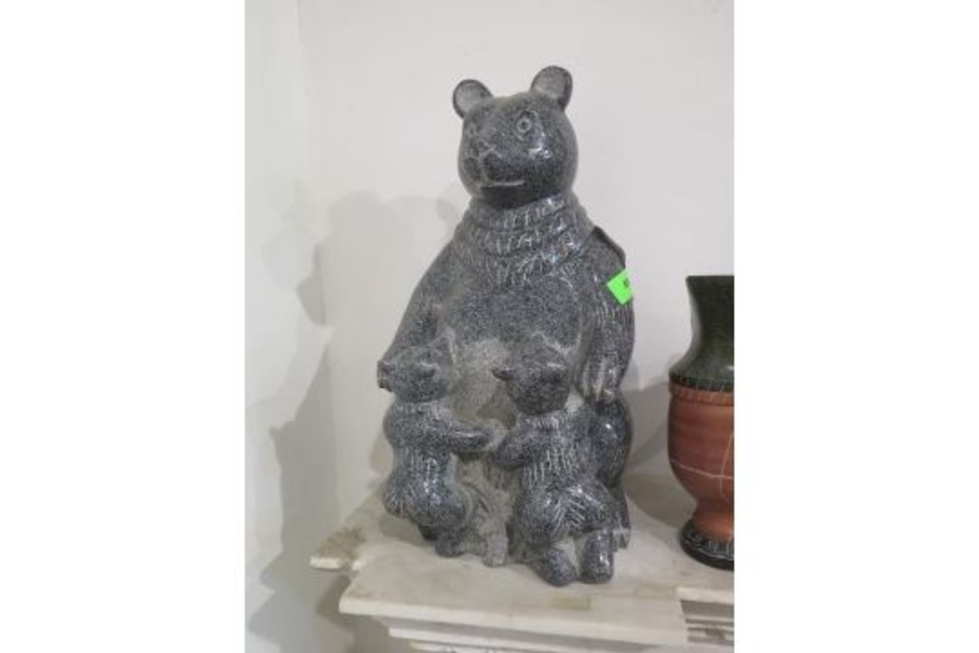 Granite Bear and Cubs (SOLD AS-IS - NO WARRANTY)