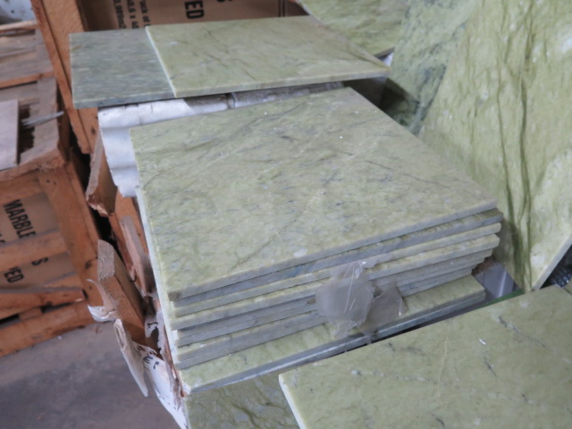 Jade Green Light Marble Tiles 12" x 12" (2 Pallets) (SOLD AS-IS - NO WARRANTY) - Image 5 of 7