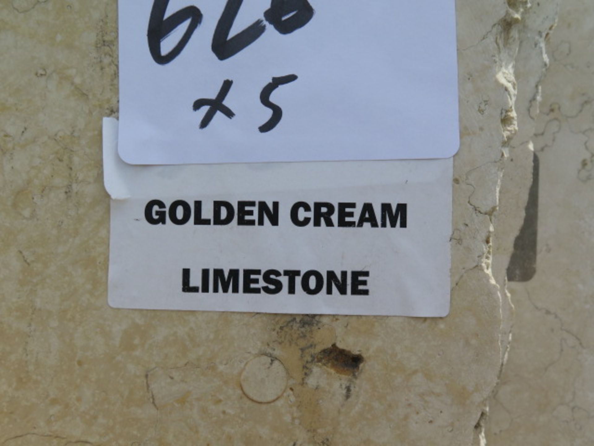 Golden Cream Limestone (5 Slabs) (SOLD AS-IS - NO WARRANTY) - Image 8 of 8