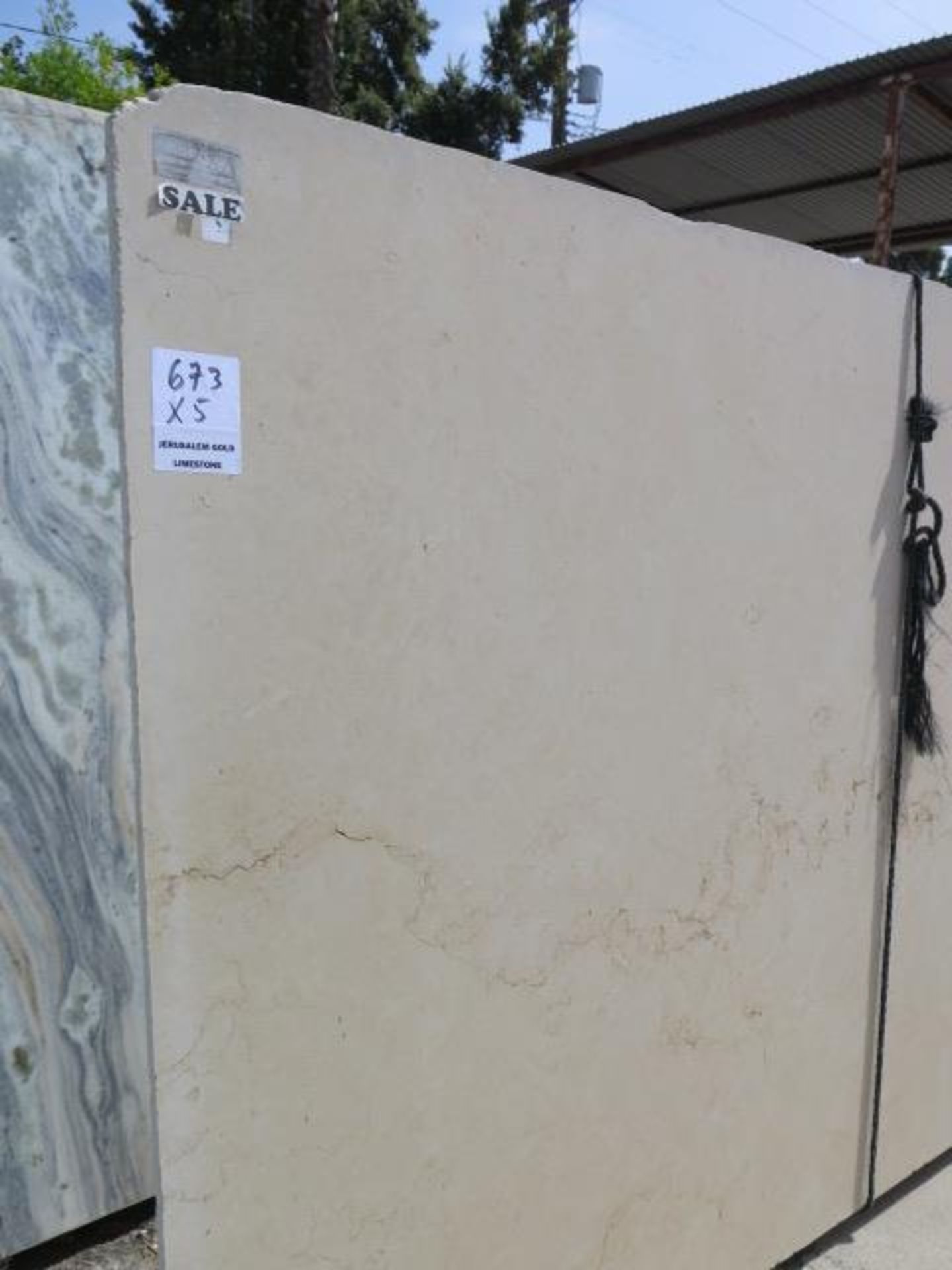 Jerusalem Gold Limestone (5 Slabs) (SOLD AS-IS - NO WARRANTY) - Image 2 of 8