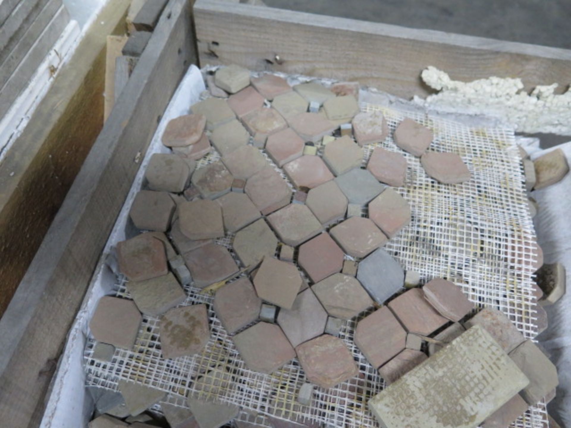 Stone Mosaic Tiles 12" x 12" (SOLD AS-IS - NO WARRANTY) - Image 3 of 5