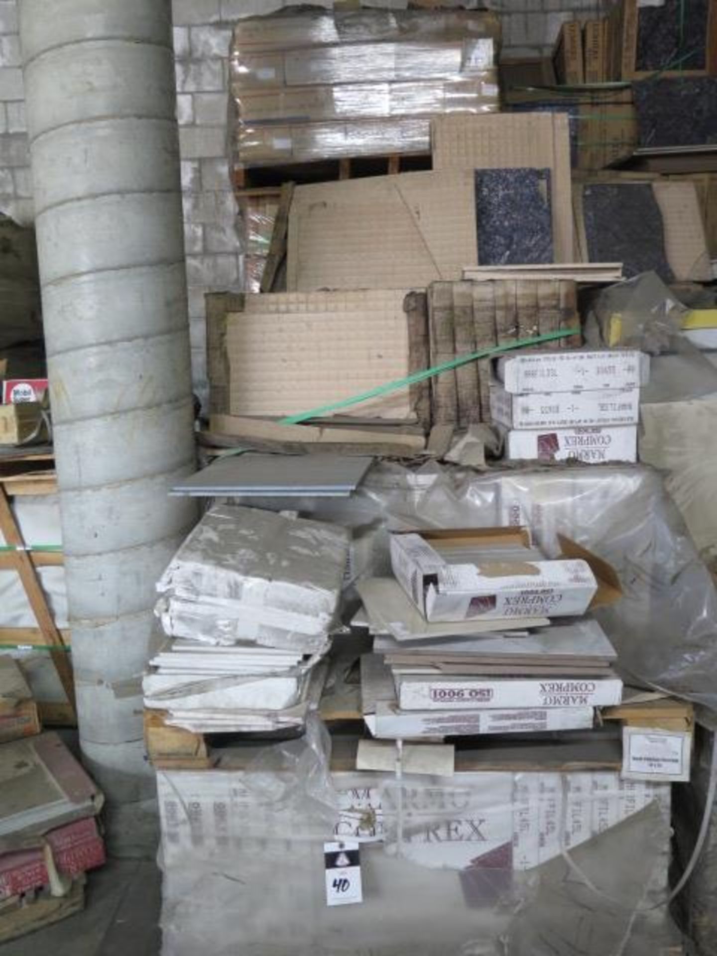 Mixed Lot Porcelian Tiles (10 Pallets) (SOLD AS-IS - NO WARRANTY)