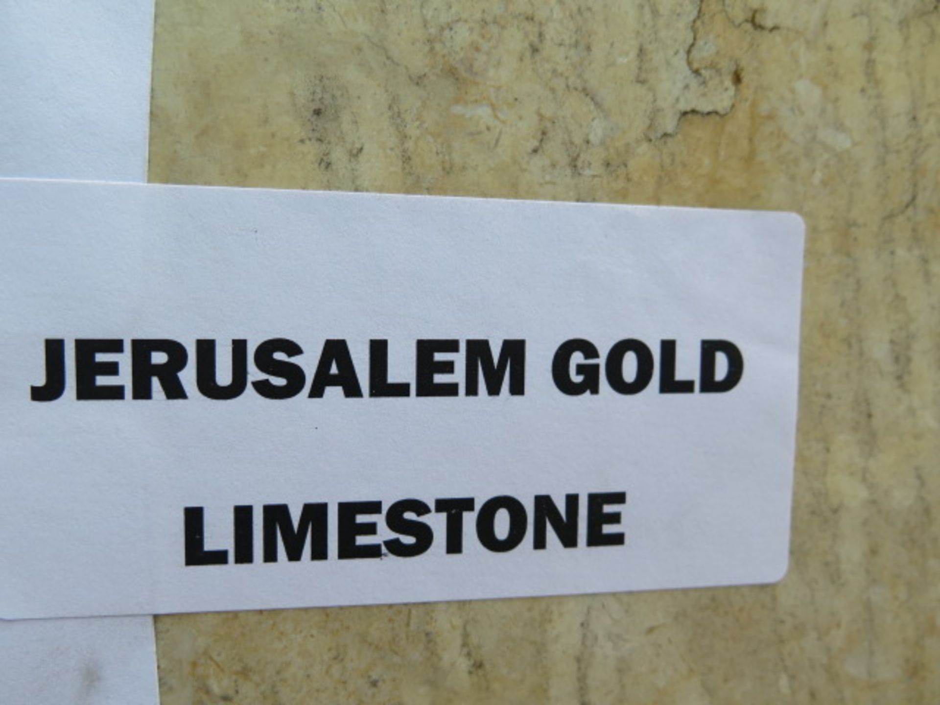 Jerusalem Gold Limestone (8 Slabs) (SOLD AS-IS - NO WARRANTY) - Image 8 of 8