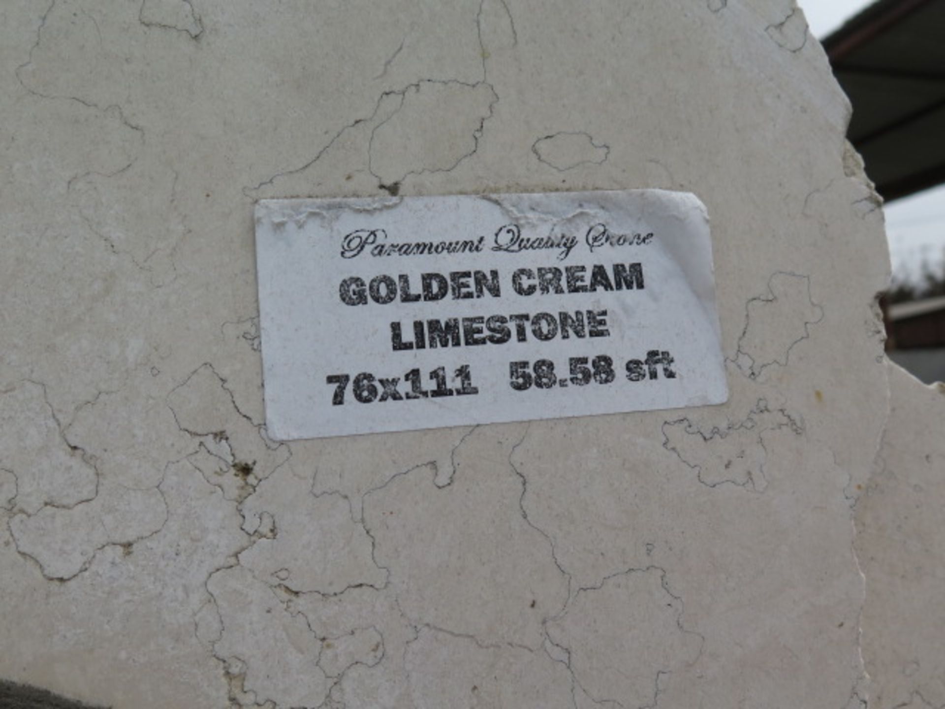 Golden Cream Limestone (6 Slabs) (SOLD AS-IS - NO WARRANTY) - Image 8 of 8