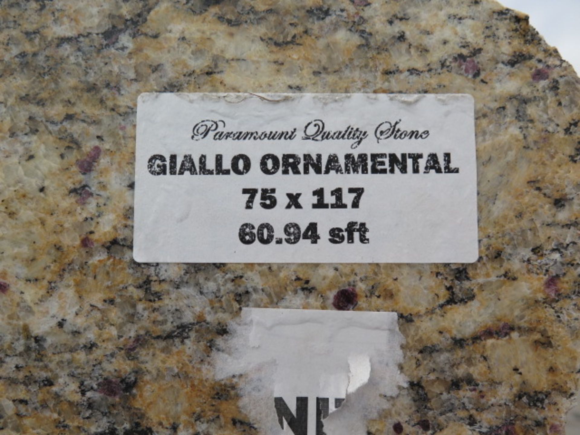 Giallo Ornamental Granite 3cm (3 Slabs) (SOLD AS-IS - NO WARRANTY) - Image 7 of 7