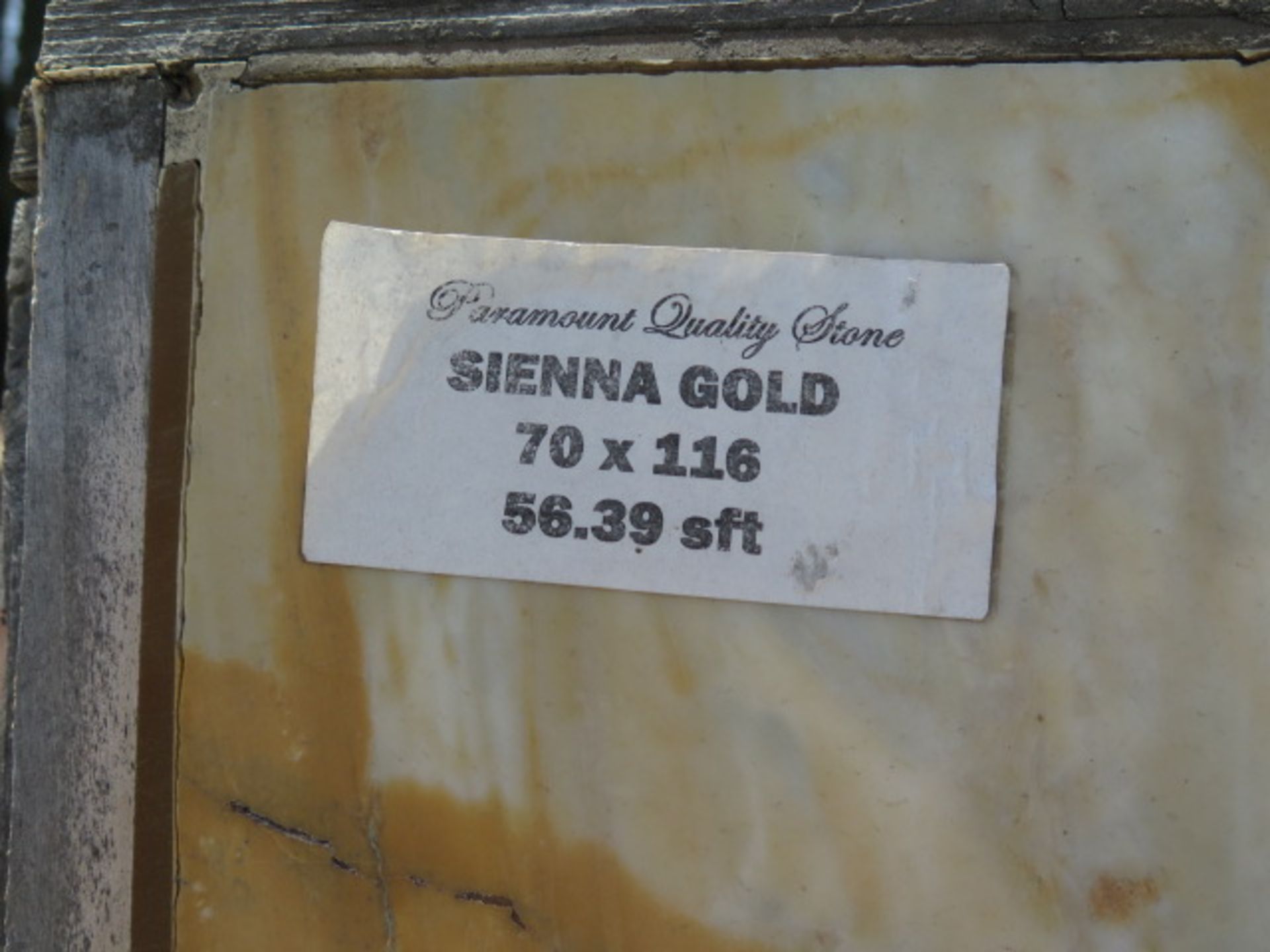 Sienna Gold Marble (4 Slabs) (SOLD AS-IS - NO WARRANTY) - Image 8 of 8