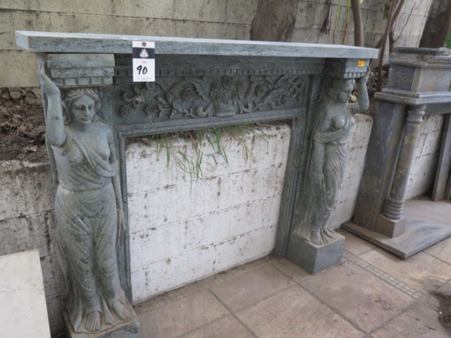 Marble Fireplace Mantle (SOLD AS-IS - NO WARRANTY) - Image 3 of 8